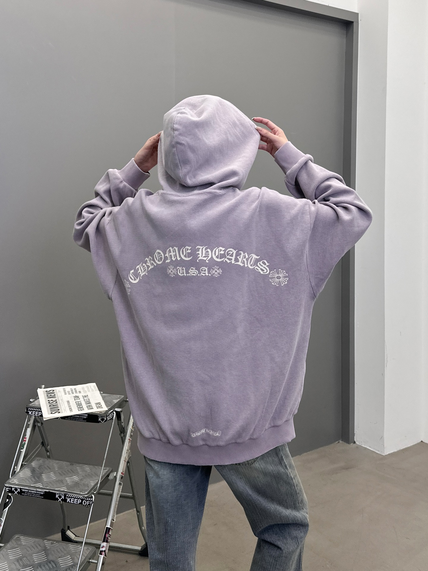 💰克罗心 ｜ 新款卫衣开衫，成衣洗水印花吊磨工艺，男女同款，尺码sml