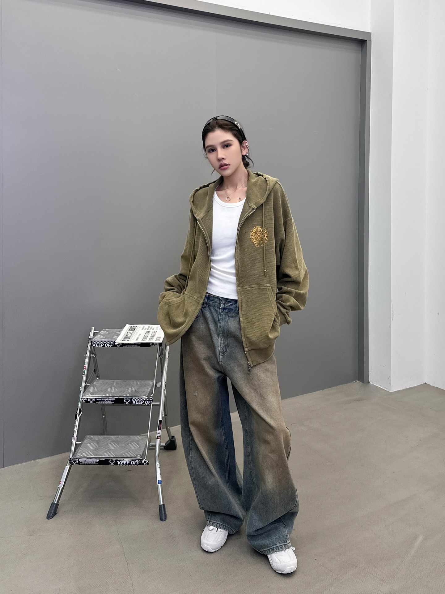 💰克罗心 ｜ 新款卫衣开衫，成衣洗水印花吊磨工艺，男女同款，尺码sml