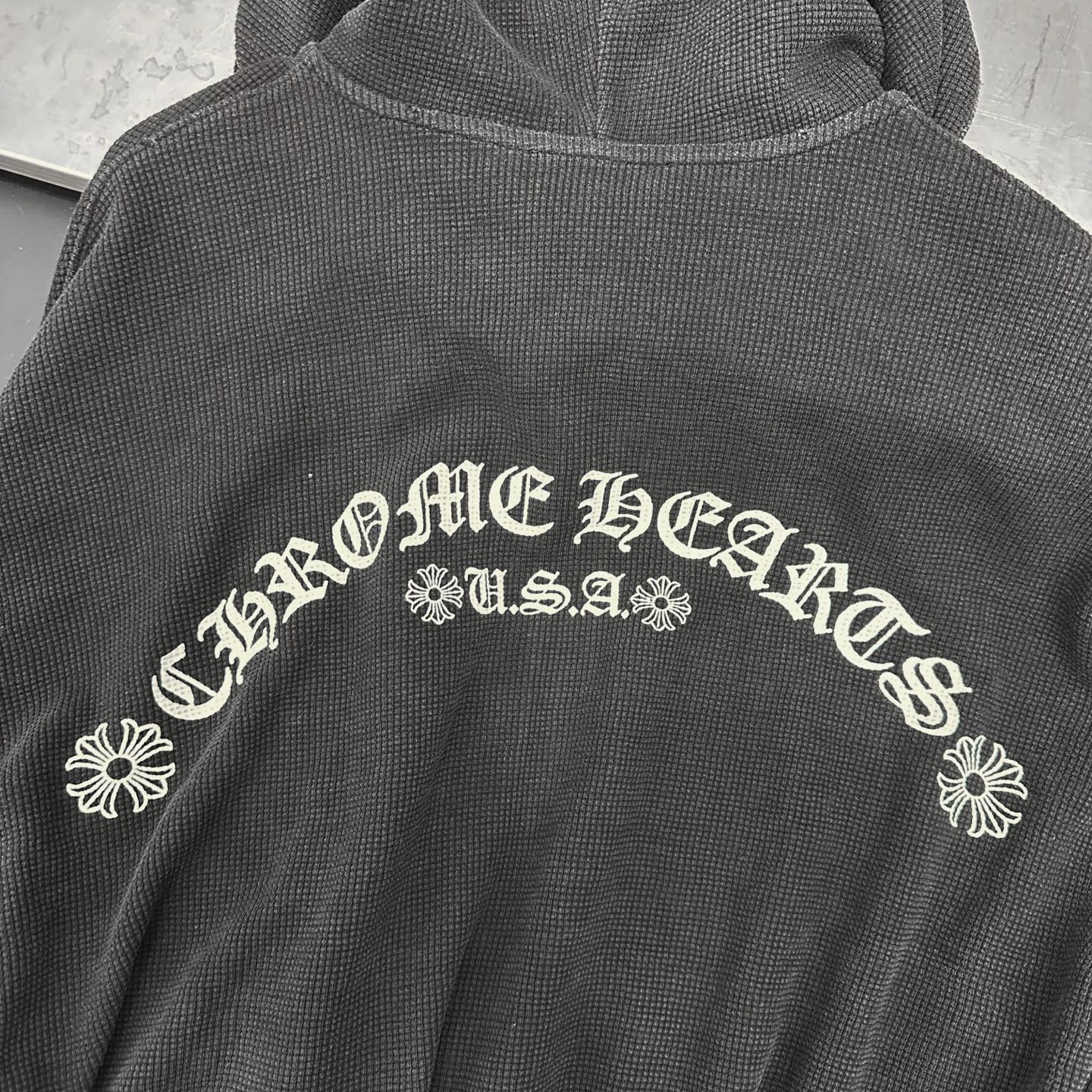 💰克罗心 ｜ 新款卫衣开衫，成衣洗水印花吊磨工艺，男女同款，尺码sml