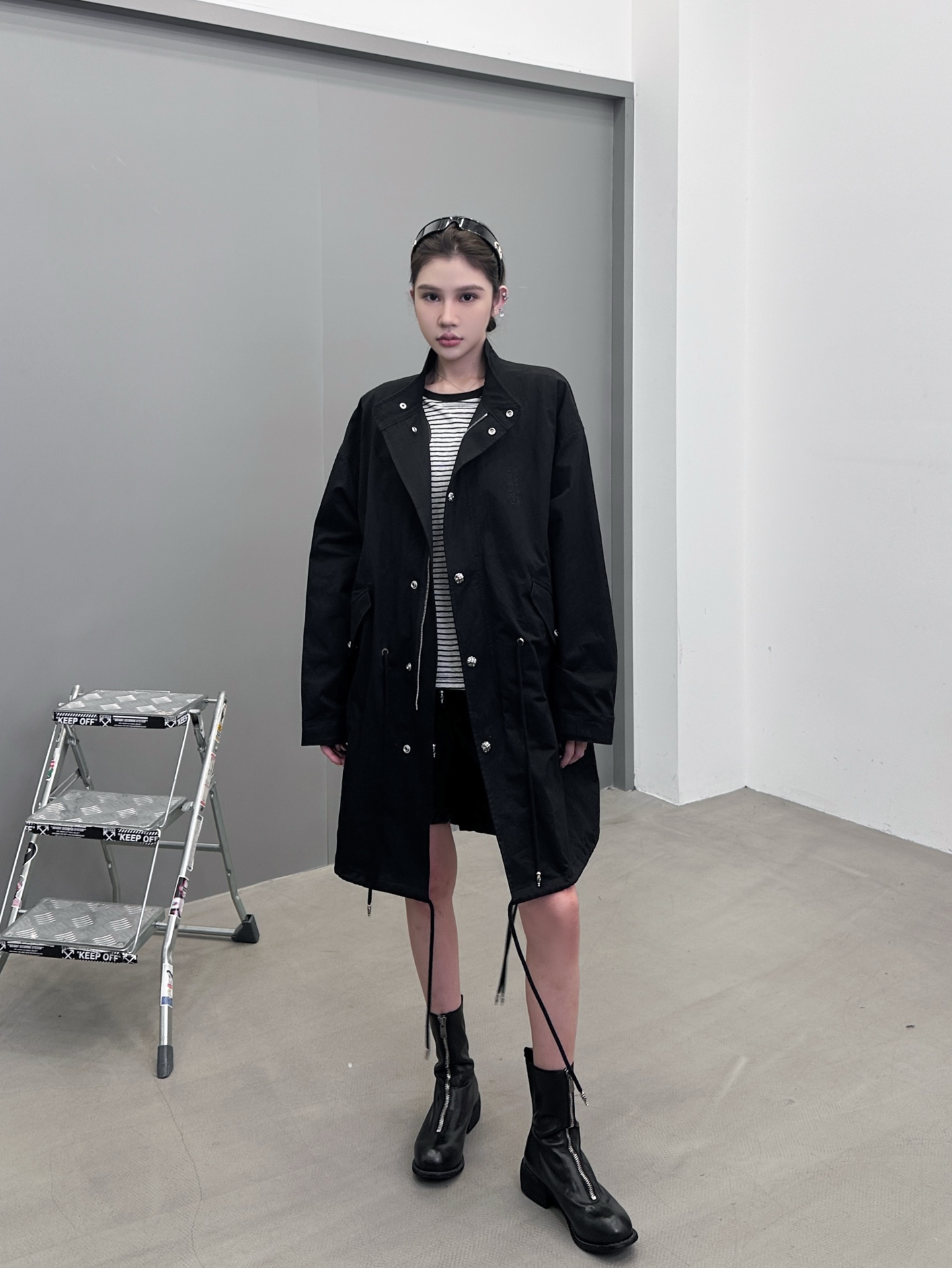 💰克罗心 ｜ 新款棉风衣外套，（内里棉背心 可拆卸）经典刺绣标加手工车十字标工艺，进口高密棉布加品牌提花