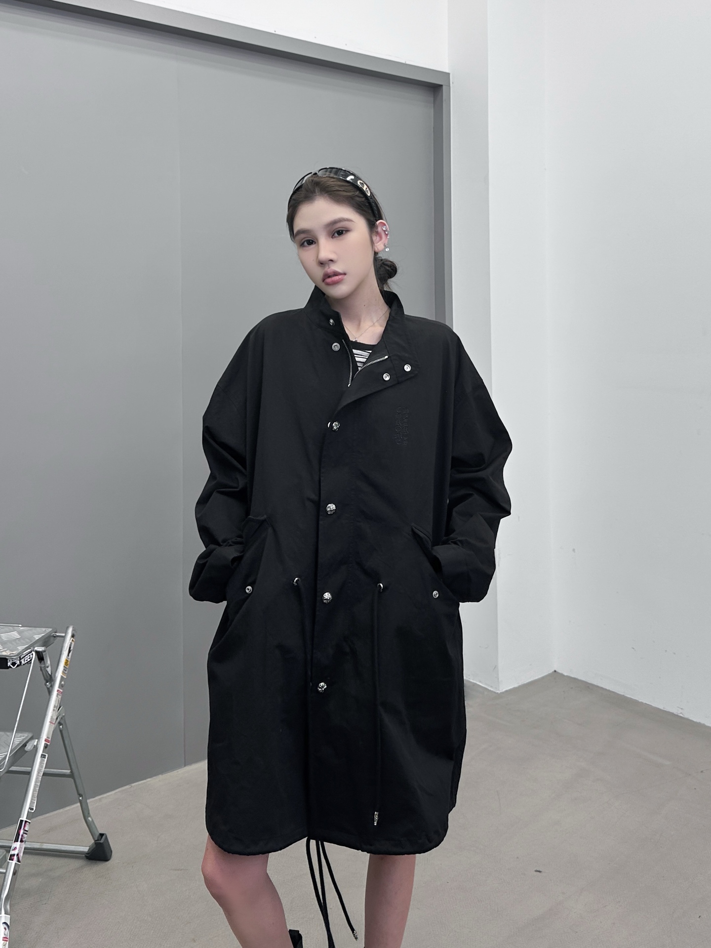 💰克罗心 ｜ 新款棉风衣外套，（内里棉背心 可拆卸）经典刺绣标加手工车十字标工艺，进口高密棉布加品牌提花