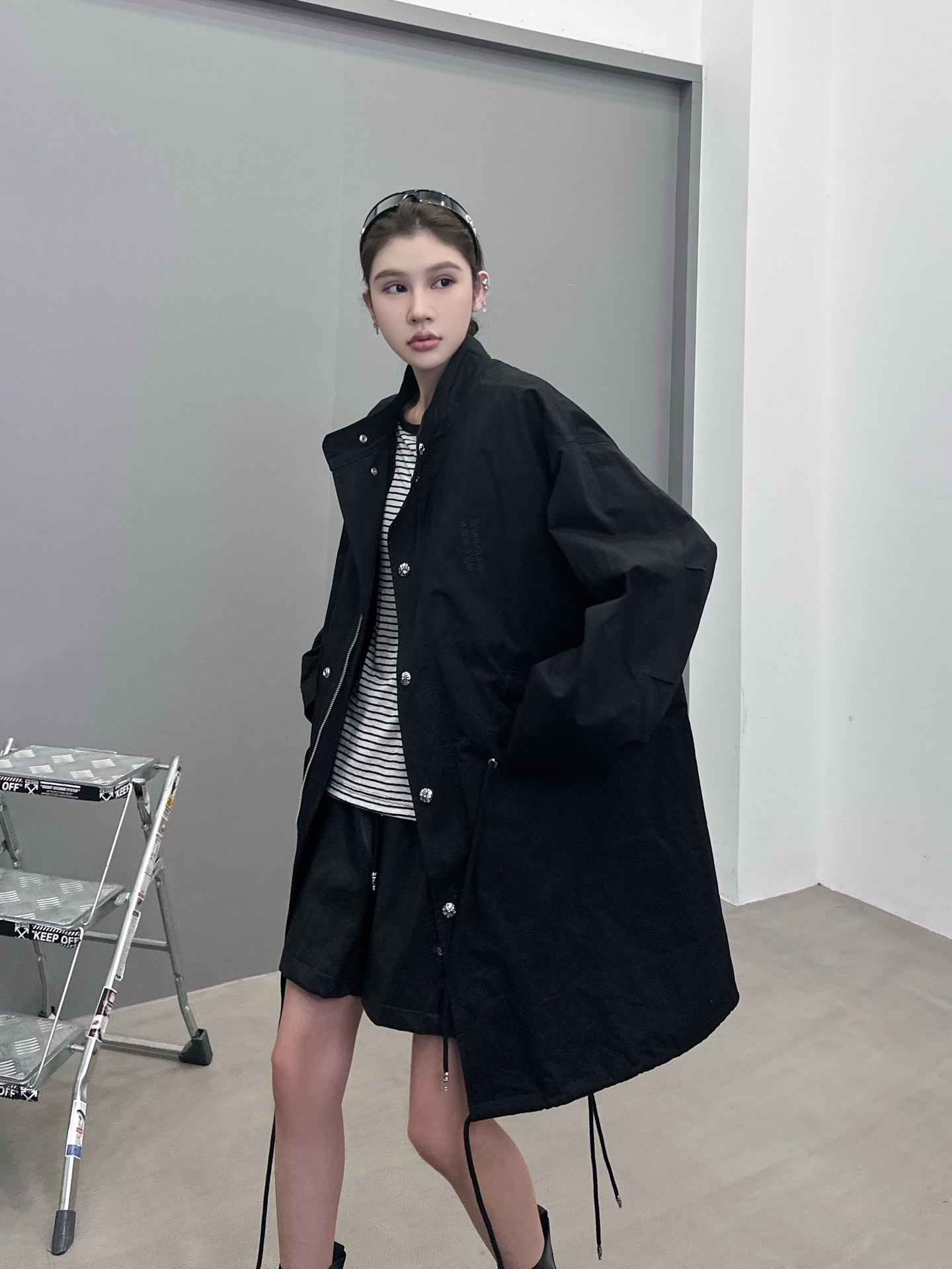 💰克罗心 ｜ 新款棉风衣外套，（内里棉背心 可拆卸）经典刺绣标加手工车十字标工艺，进口高密棉布加品牌提花