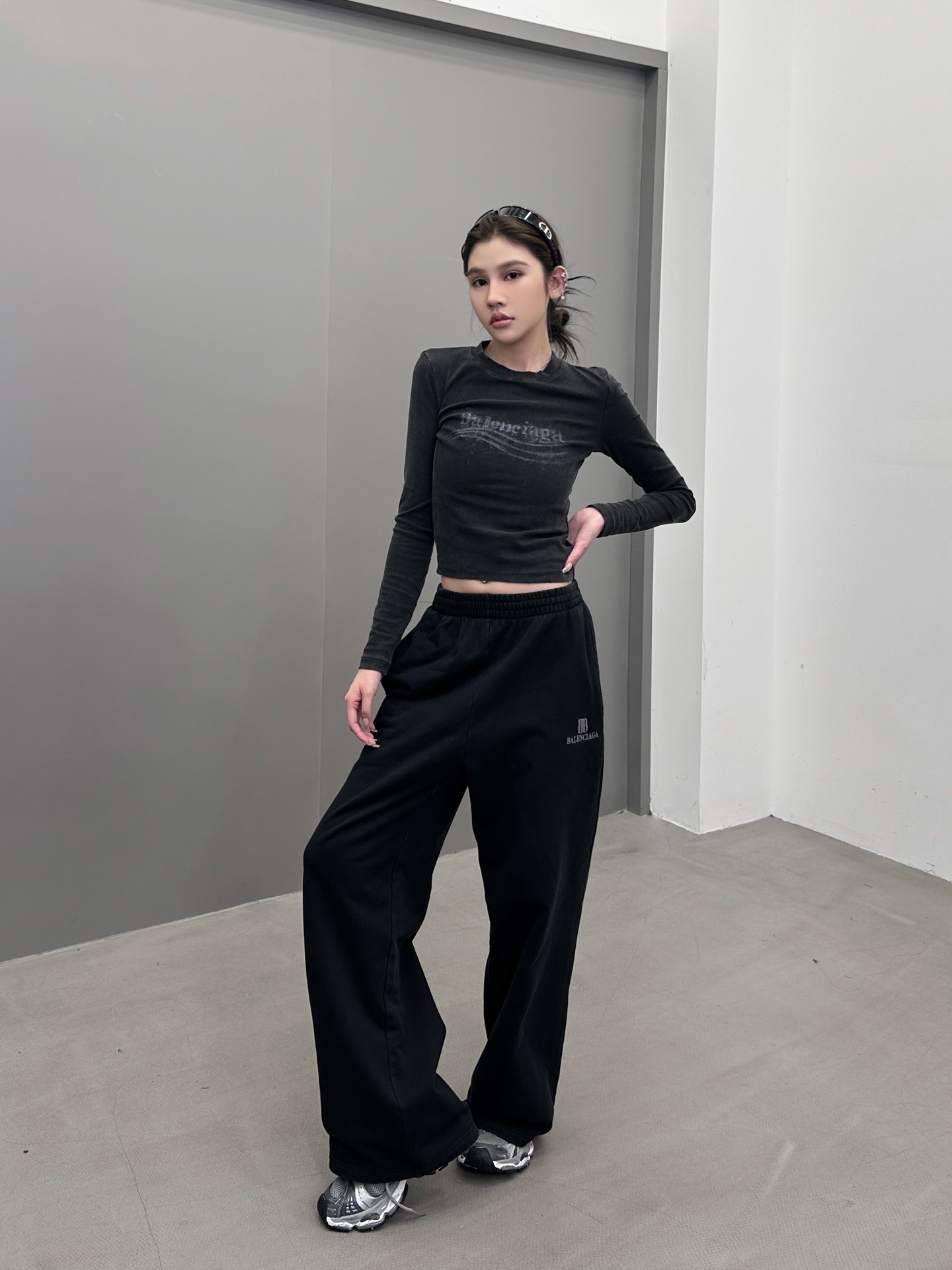 🆕巴黎 ｜ 新款卫裤，成衣洗水炒色工艺加经典刺绣标，男女同款，尺码sml