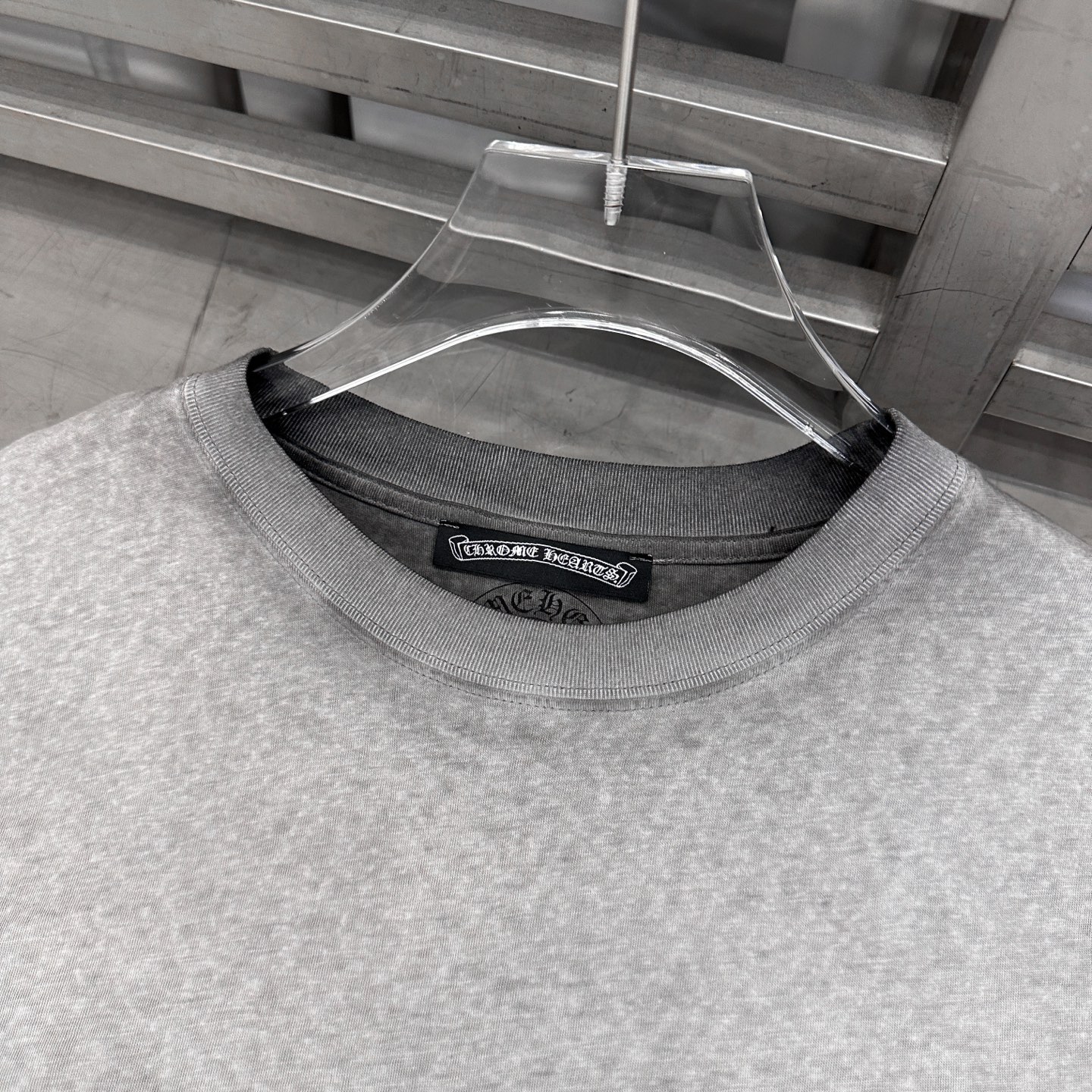 🆕克罗心 ｜ 新款长袖t，成衣洗水炒色加4处印花工艺，男女同款，尺码sml