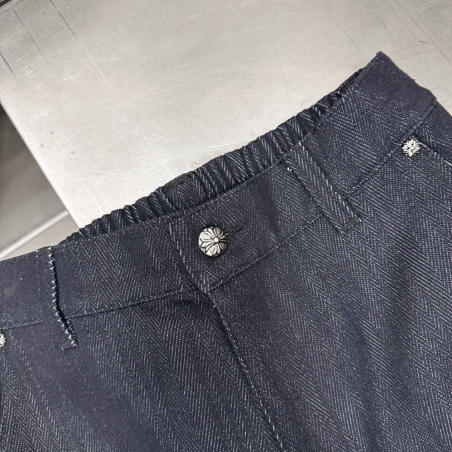 🆕克罗心 ｜ 新款牛仔裤，成衣洗水工艺，进口高密牛仔布，保留经典原布色，男女同款，尺码sml