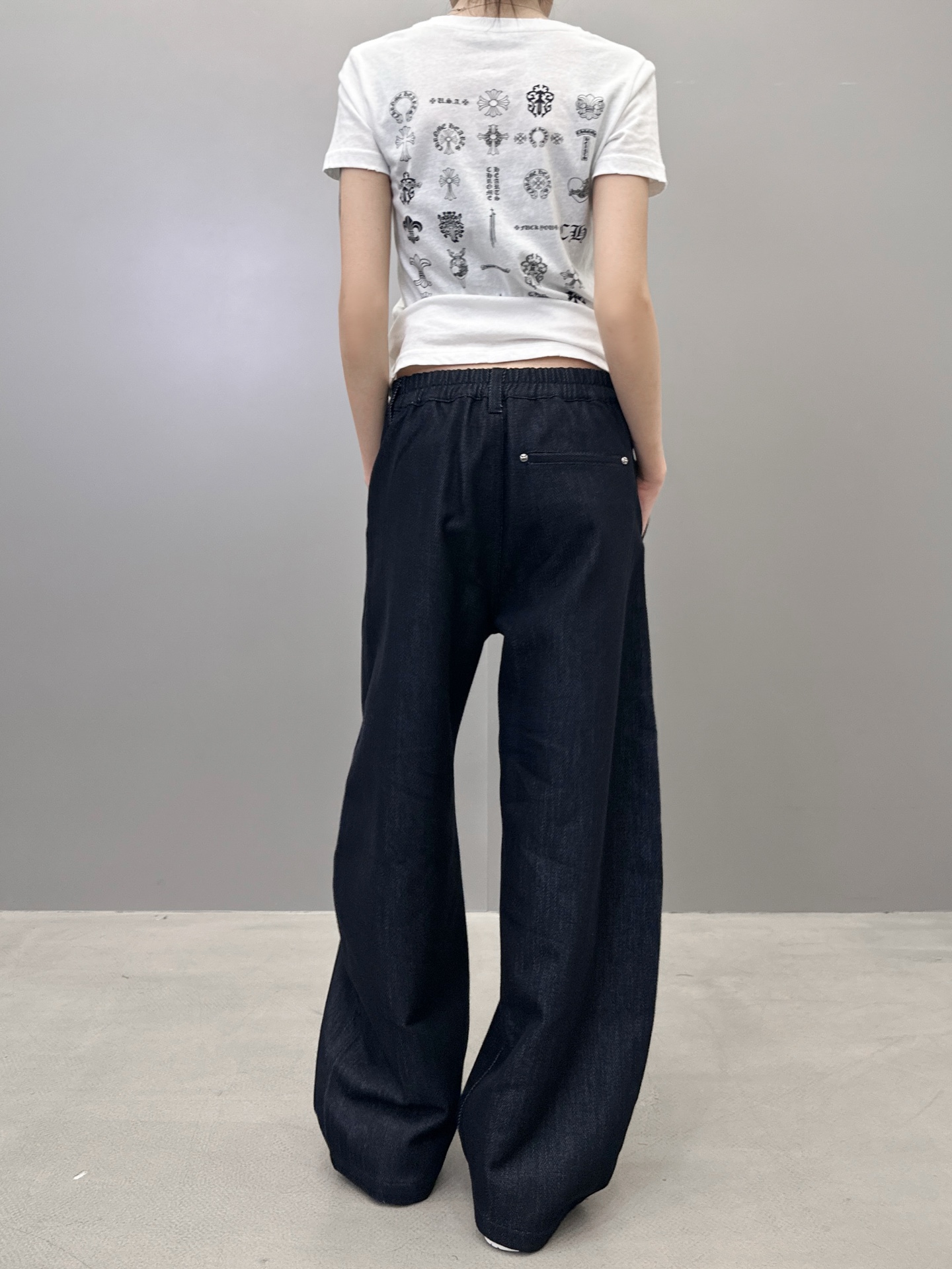 🆕克罗心 ｜ 新款牛仔裤，成衣洗水工艺，进口高密牛仔布，保留经典原布色，男女同款，尺码sml