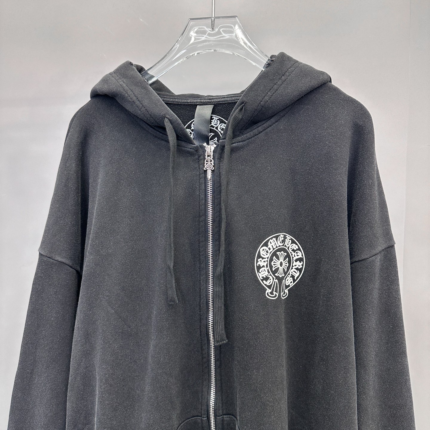 🆕克罗心 ｜ 新款卫衣开衫，成衣洗水炒色喷色吊磨加4处印花工艺，男女同款，尺码sml