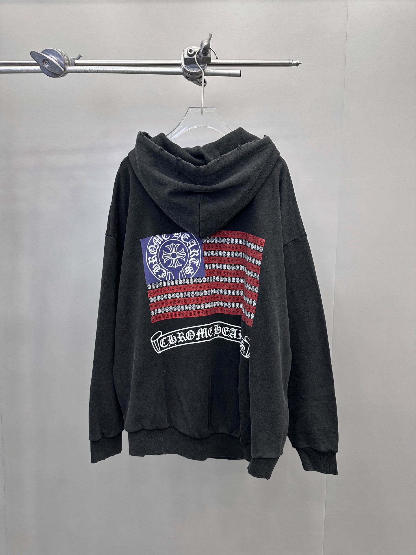 🆕克罗心 ｜ 新款卫衣开衫，成衣洗水炒色喷色吊磨加4处印花工艺，男女同款，尺码sml