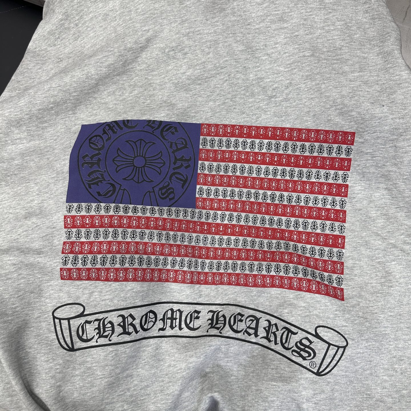 🆕克罗心 ｜ 新款卫衣开衫，成衣洗水炒色喷色吊磨加4处印花工艺，男女同款，尺码sml