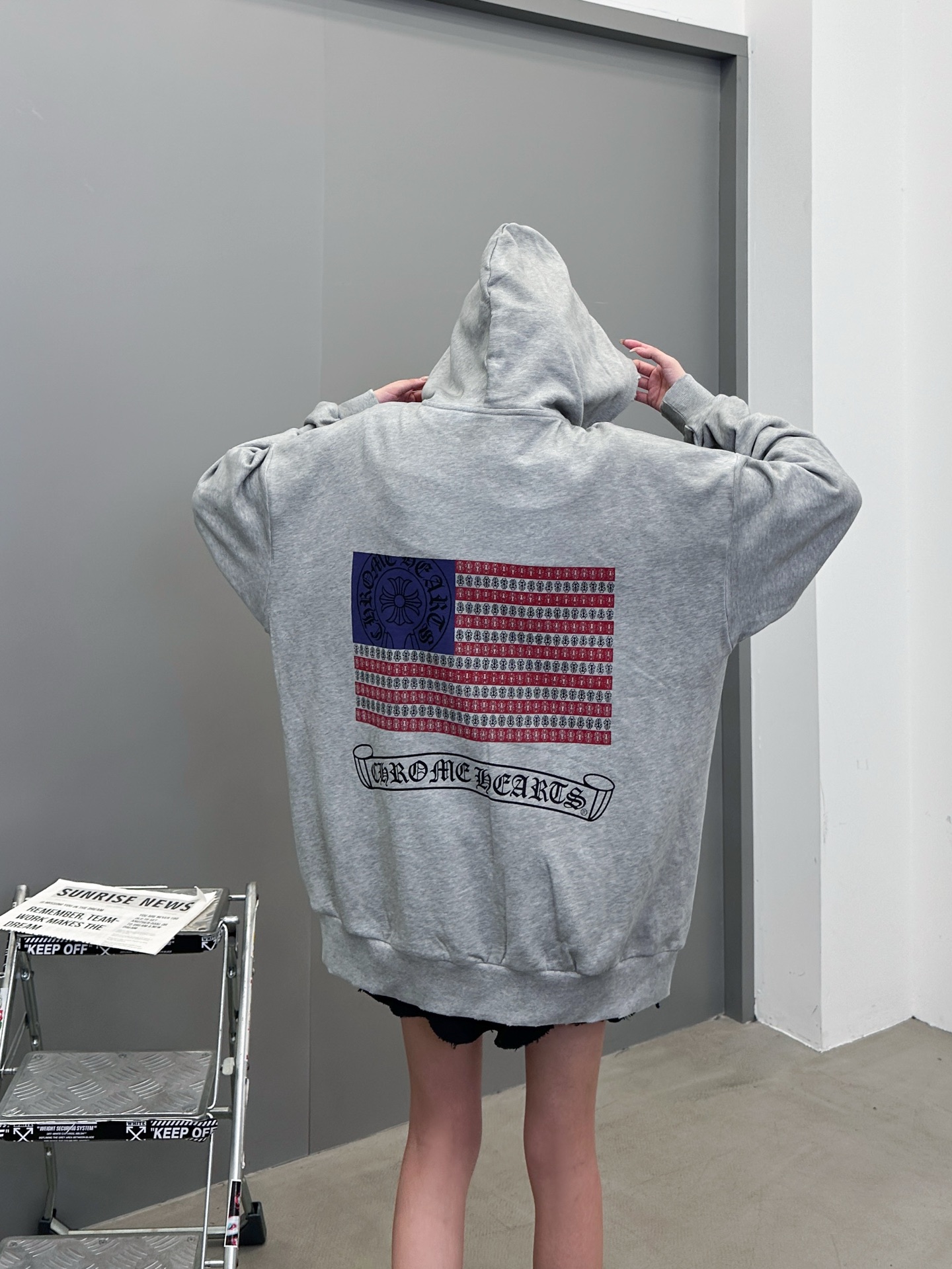 🆕克罗心 ｜ 新款卫衣开衫，成衣洗水炒色喷色吊磨加4处印花工艺，男女同款，尺码sml