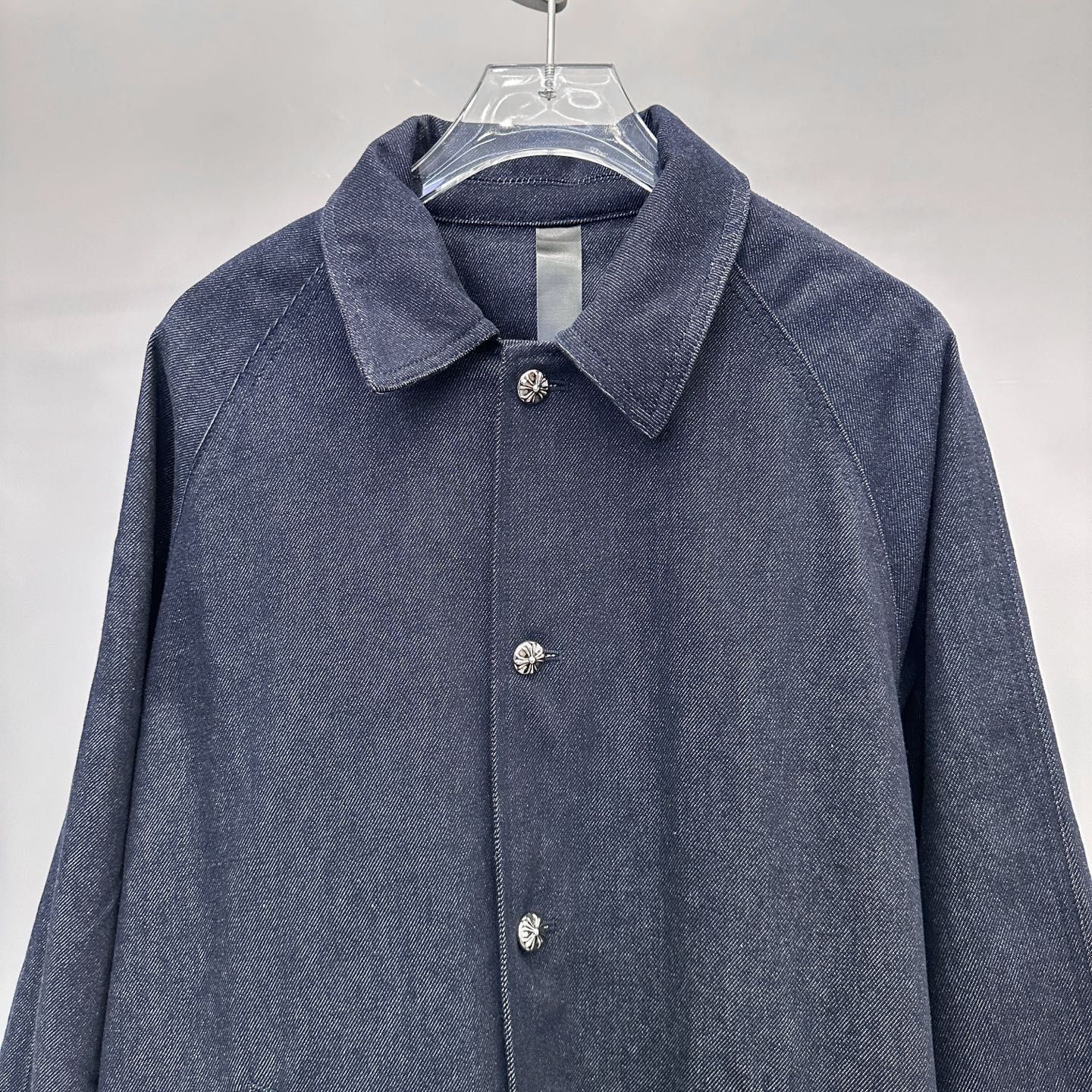 🆕克罗心 ｜ 新款牛仔风衣，成衣洗水工艺，经典原布牛仔色，双层做工，时尚休闲，尺码sml