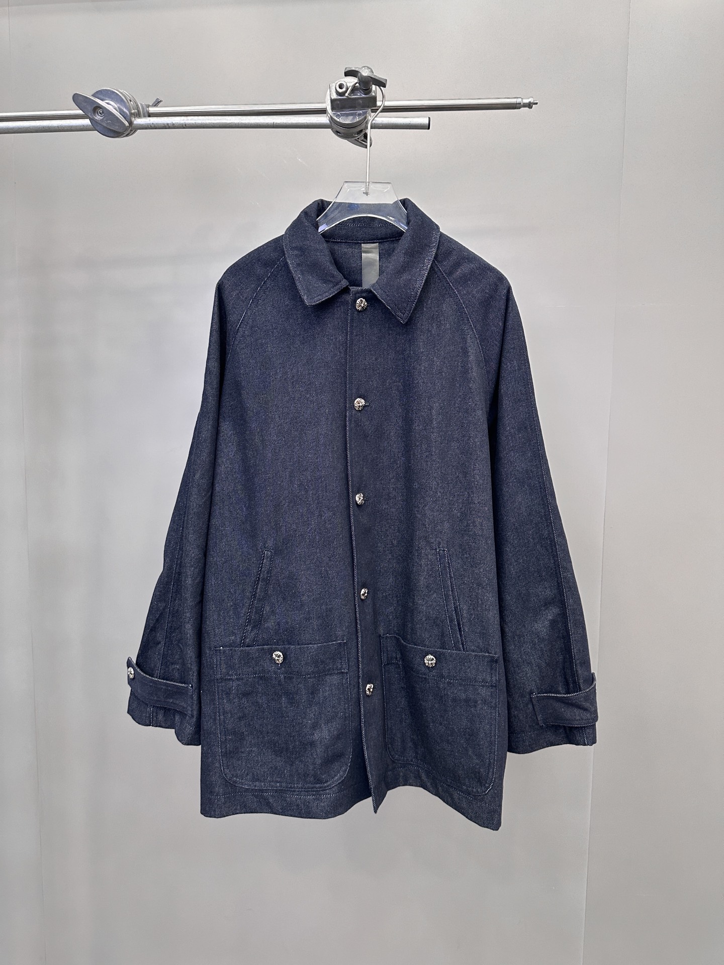 🆕克罗心 ｜ 新款牛仔风衣，成衣洗水工艺，经典原布牛仔色，双层做工，时尚休闲，尺码sml