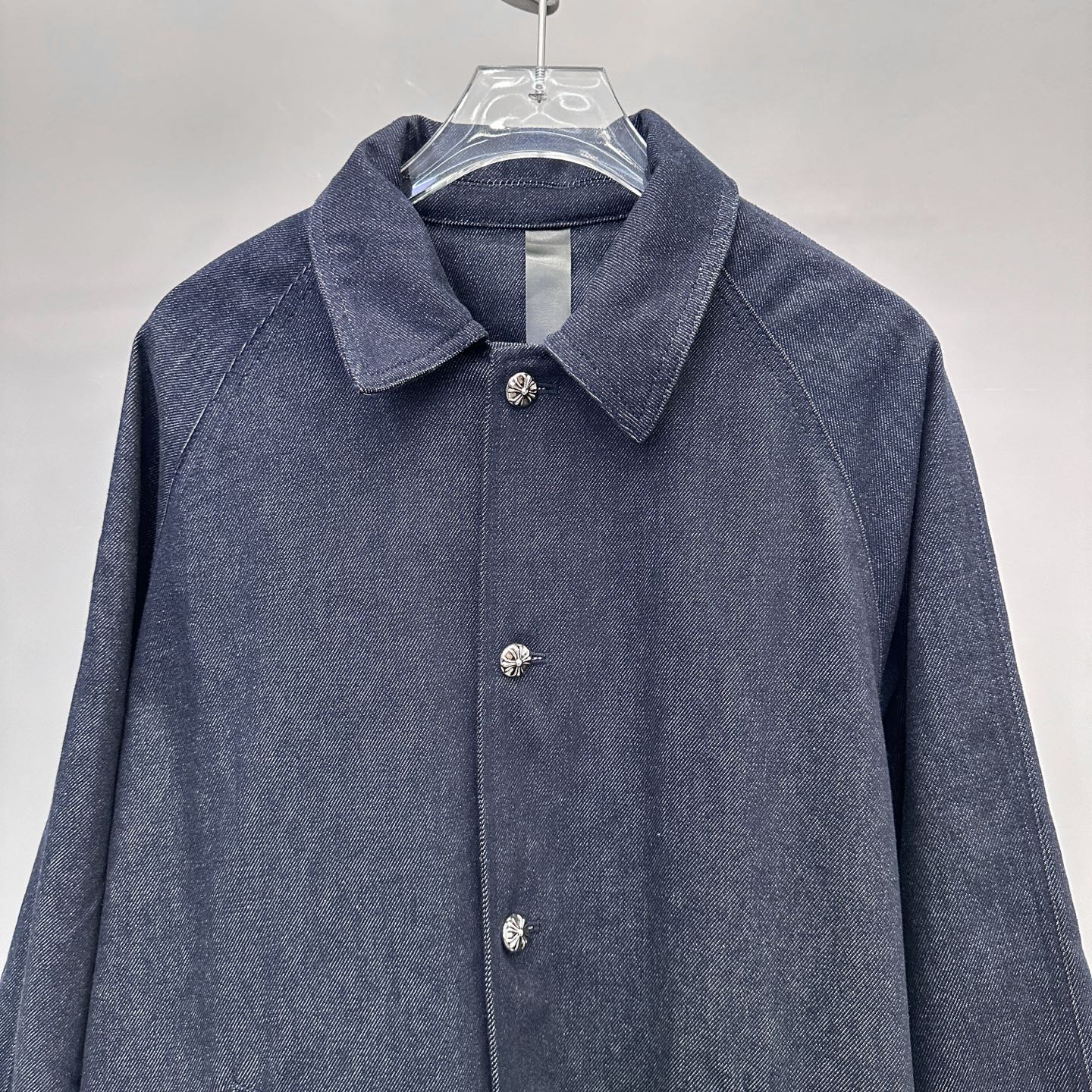 🆕克罗心 ｜ 新款牛仔风衣，成衣洗水工艺，经典原布牛仔色，双层做工，时尚休闲，尺码sml