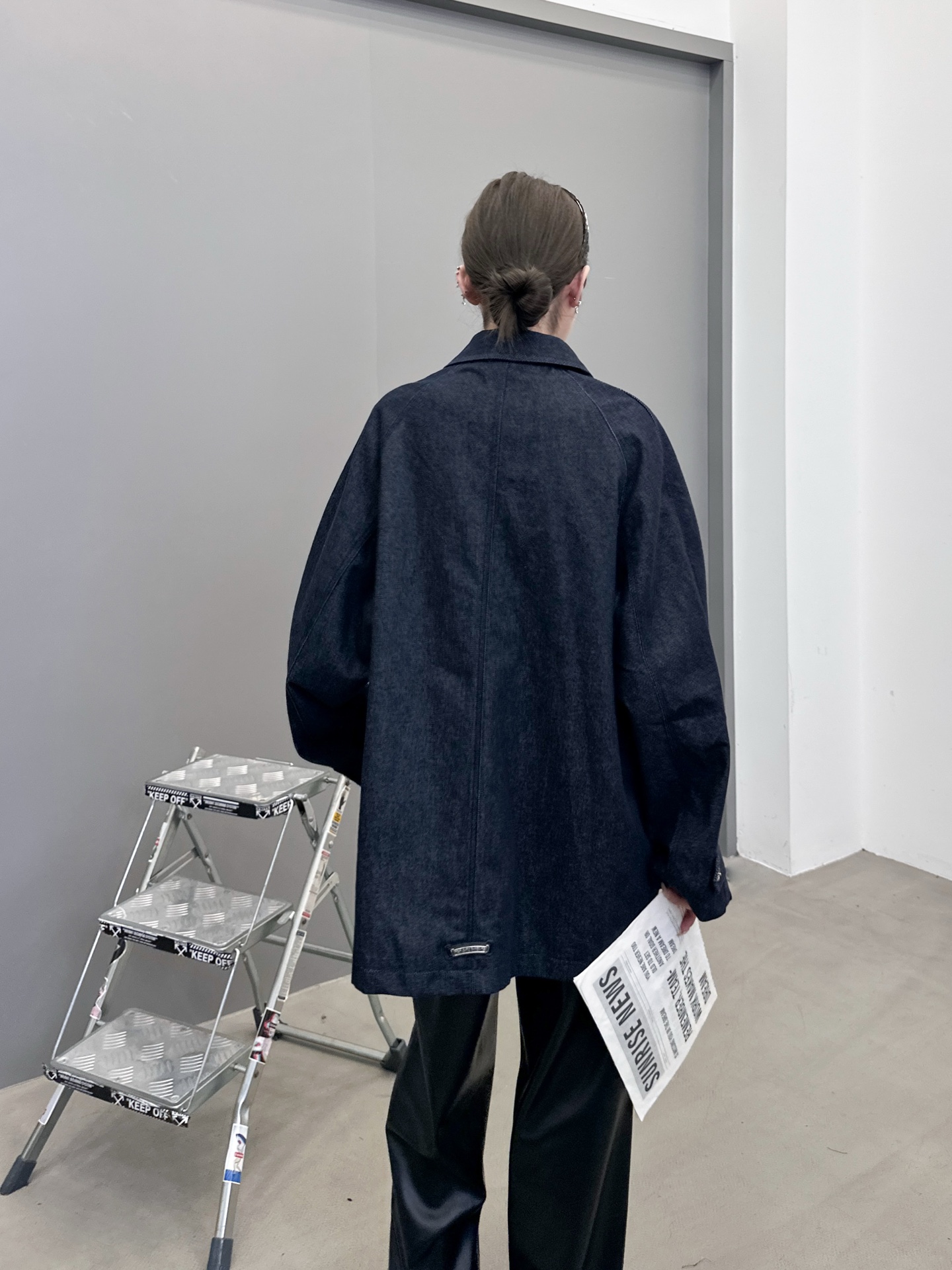 🆕克罗心 ｜ 新款牛仔风衣，成衣洗水工艺，经典原布牛仔色，双层做工，时尚休闲，尺码sml