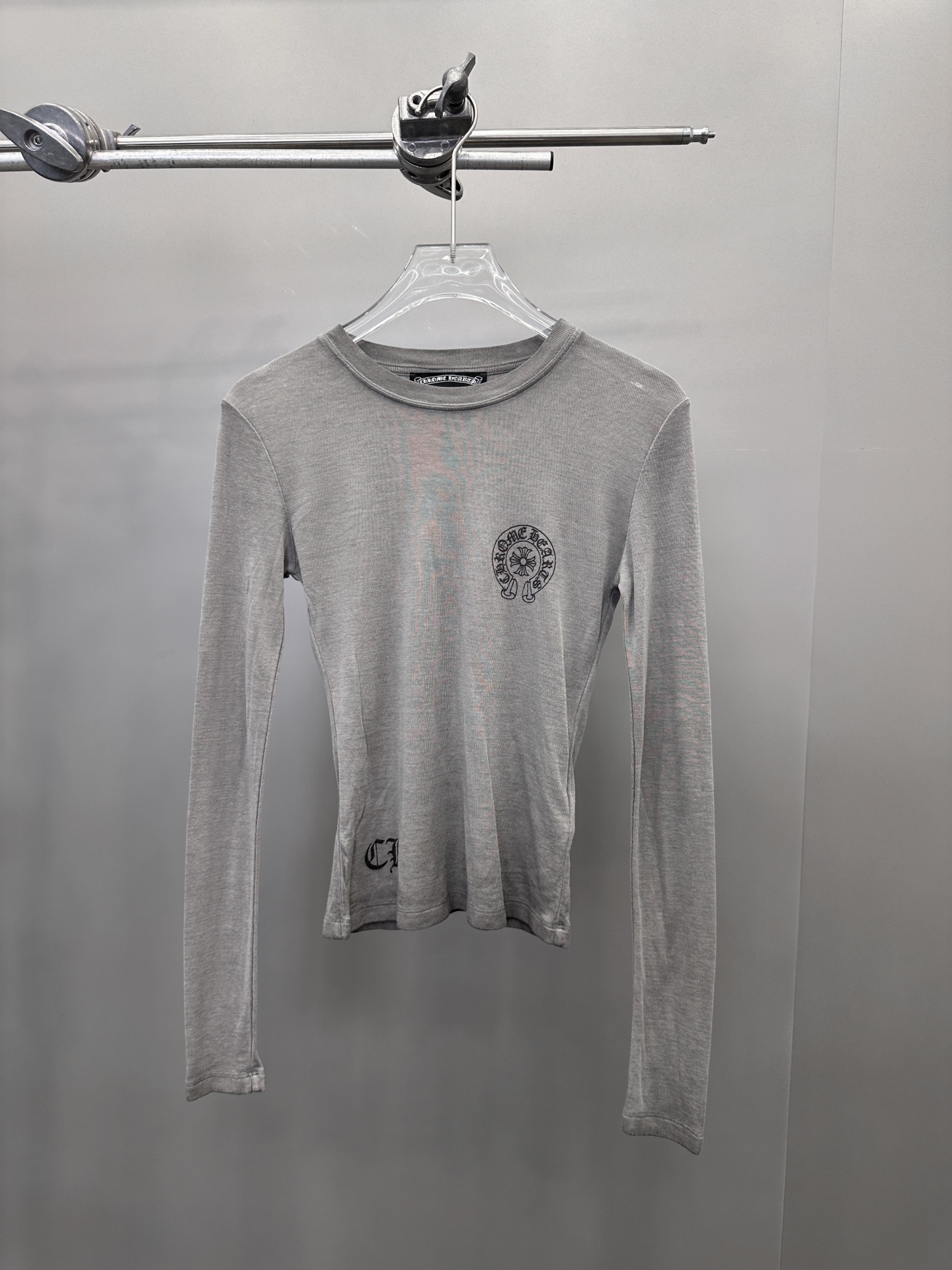 🆕克罗心 ｜ 新款长袖打底，成衣洗水炒色喷色印花工艺，进口莱赛尔羊毛面料，尺码sml