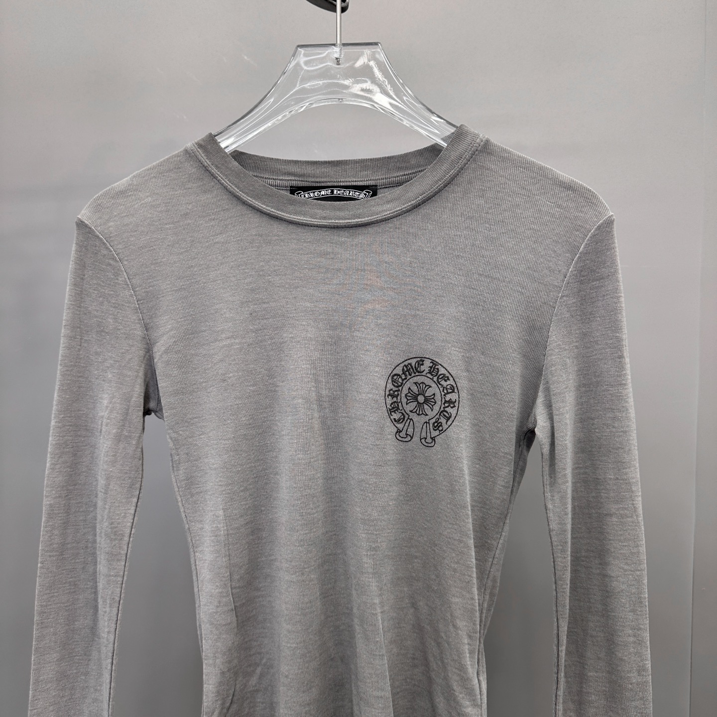 🆕克罗心 ｜ 新款长袖打底，成衣洗水炒色喷色印花工艺，进口莱赛尔羊毛面料，尺码sml