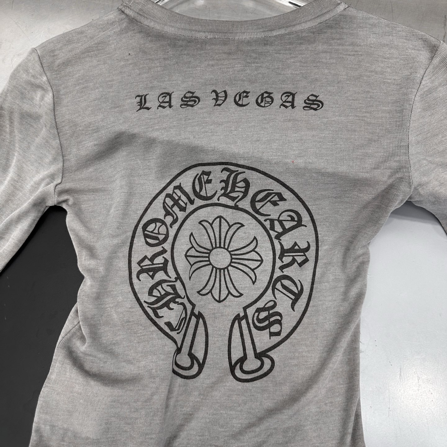 🆕克罗心 ｜ 新款长袖打底，成衣洗水炒色喷色印花工艺，进口莱赛尔羊毛面料，尺码sml