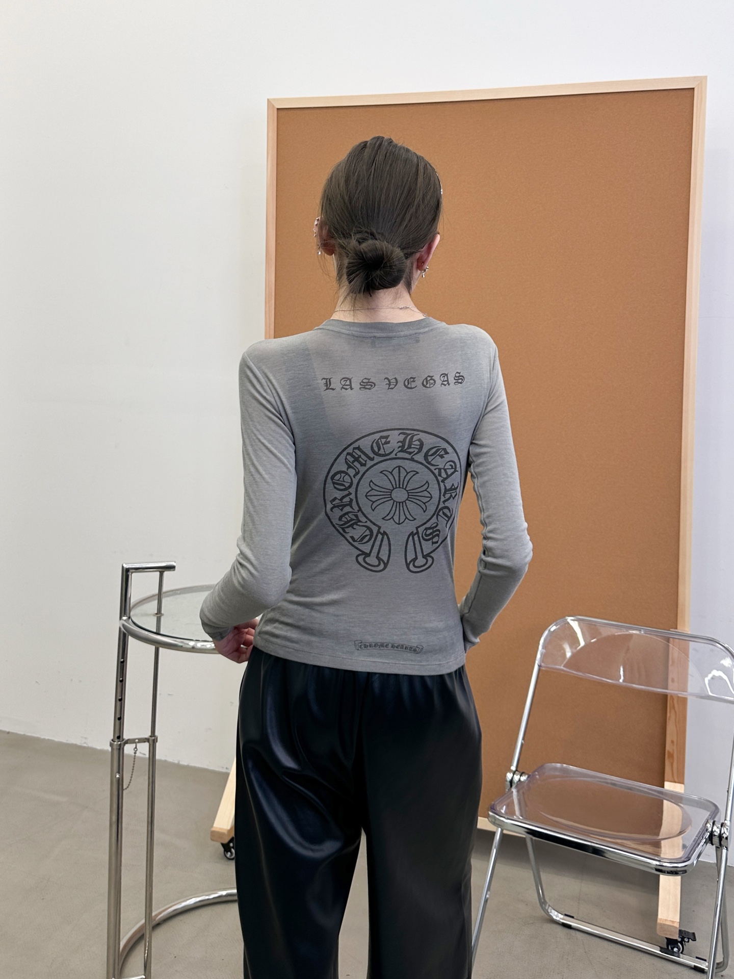 🆕克罗心 ｜ 新款长袖打底，成衣洗水炒色喷色印花工艺，进口莱赛尔羊毛面料，尺码sml