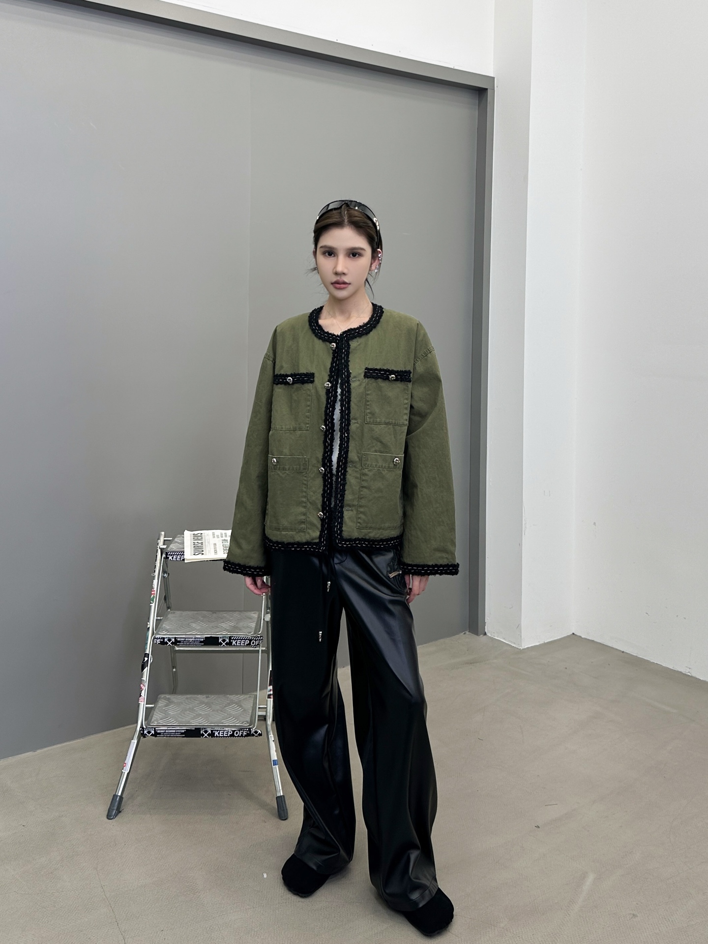 🆕克罗心 ｜ 新款休闲外套，成衣洗水工艺加手工编织包边，定制提花里布加100%全棉卡其布面料，休闲时尚，