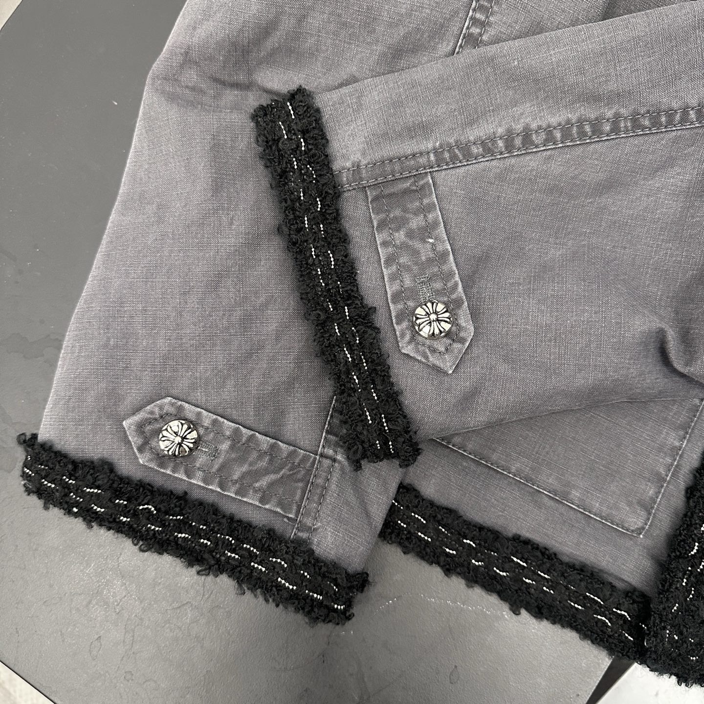 🆕克罗心 ｜ 新款休闲外套，成衣洗水工艺加手工编织包边，定制提花里布加100%全棉卡其布面料，休闲时尚，