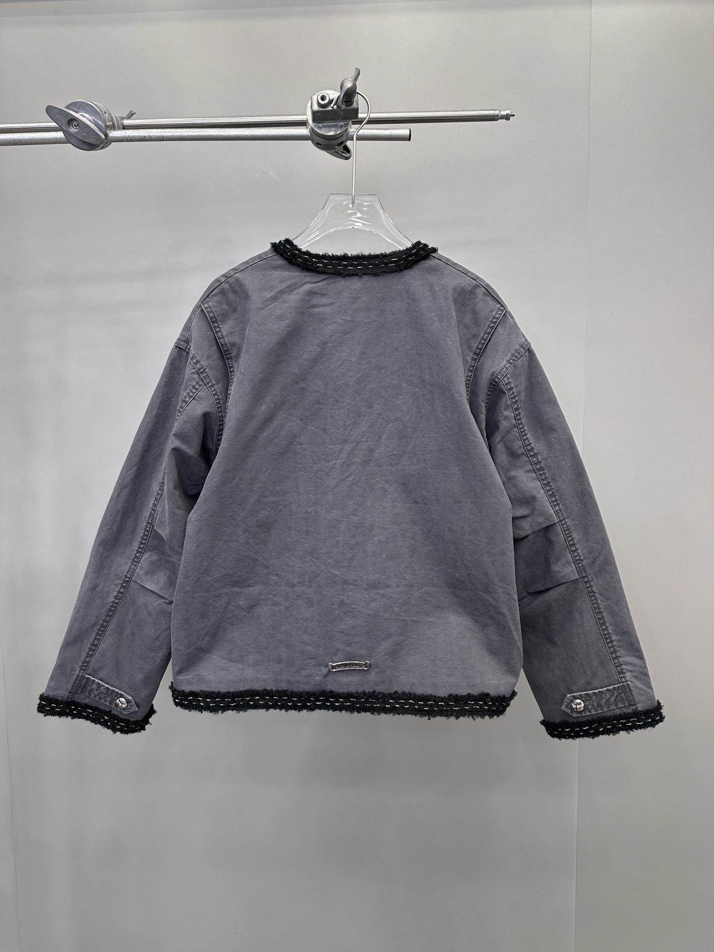 🆕克罗心 ｜ 新款休闲外套，成衣洗水工艺加手工编织包边，定制提花里布加100%全棉卡其布面料，休闲时尚，