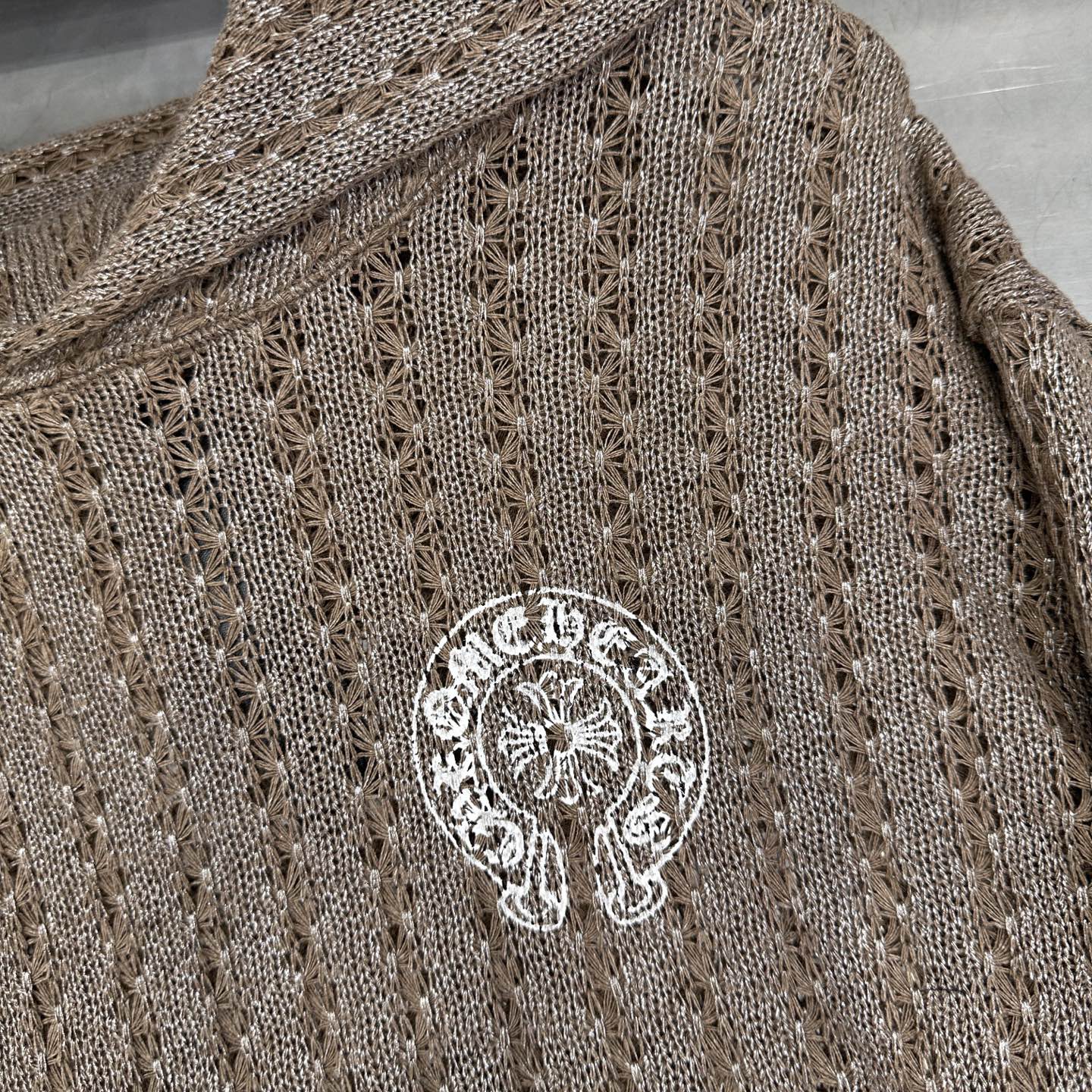 🆕克罗心 ｜ 新款休闲上衣，成衣洗水烫银工艺加6处印花，人棉特殊混纺编织面料，男女同款，尺码sml