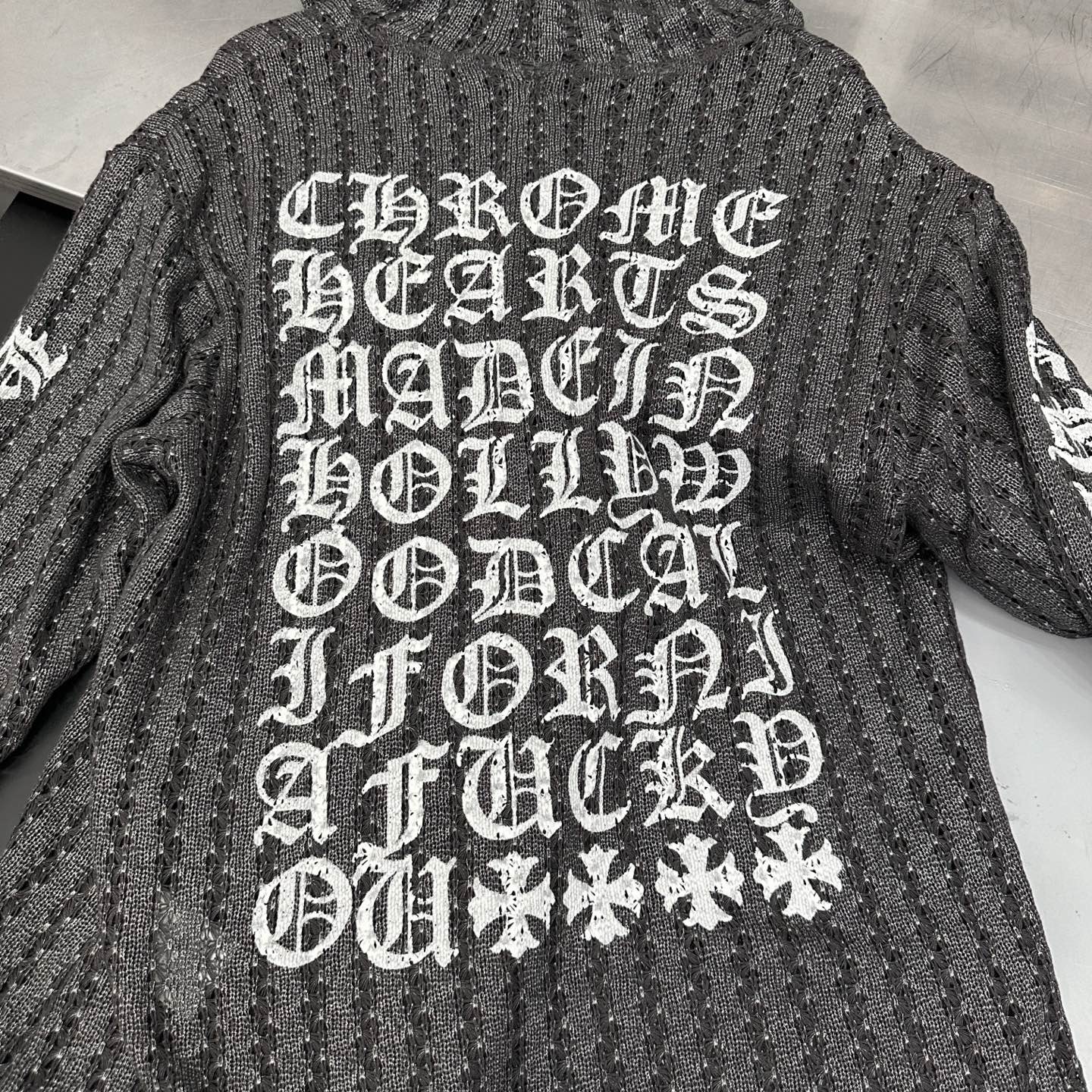 🆕克罗心 ｜ 新款休闲上衣，成衣洗水烫银工艺加6处印花，人棉特殊混纺编织面料，男女同款，尺码sml