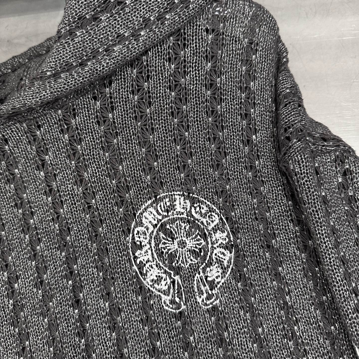 🆕克罗心 ｜ 新款休闲上衣，成衣洗水烫银工艺加6处印花，人棉特殊混纺编织面料，男女同款，尺码sml