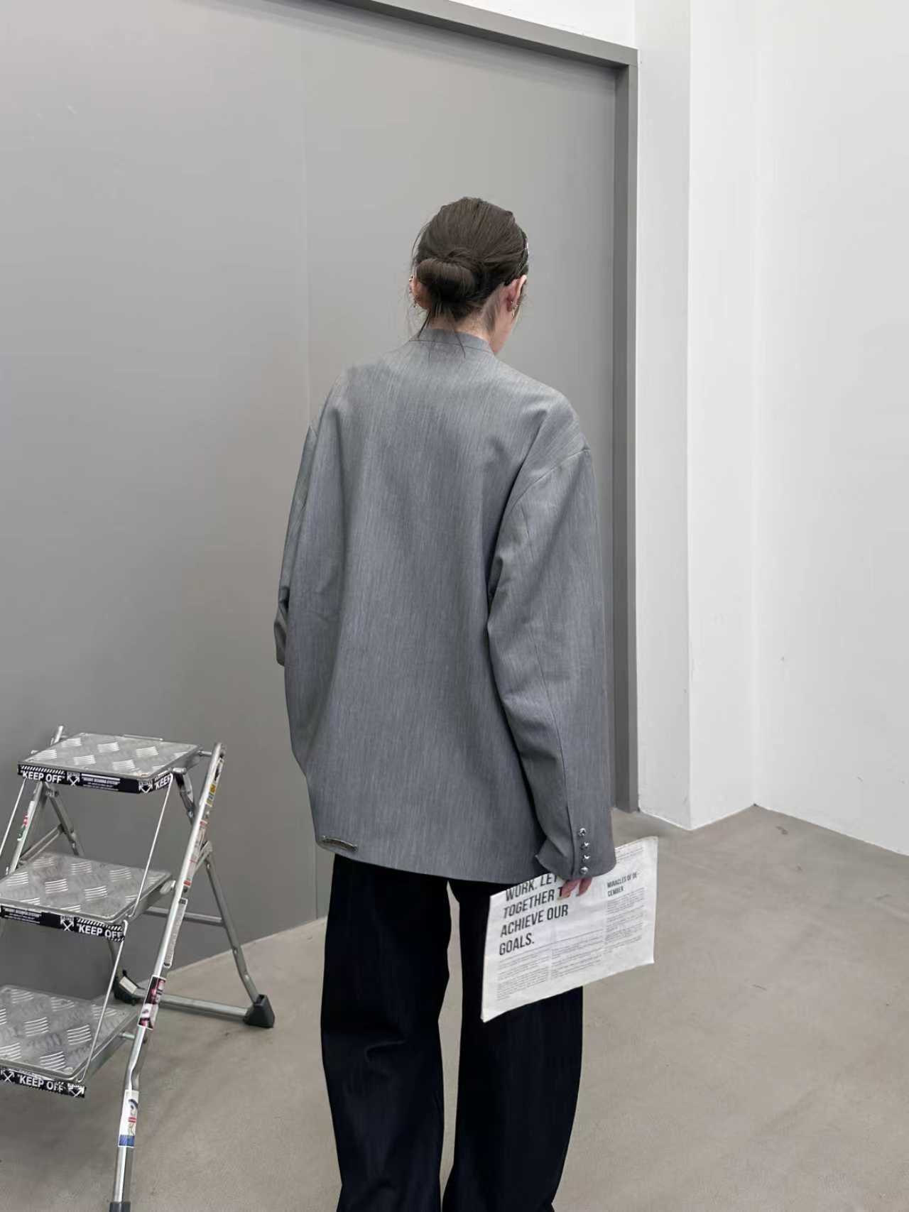 🆕克罗心 ｜ 新款休闲西服，经典品牌五金配饰，定织里布加混纺面料，休闲时尚，尺码sml