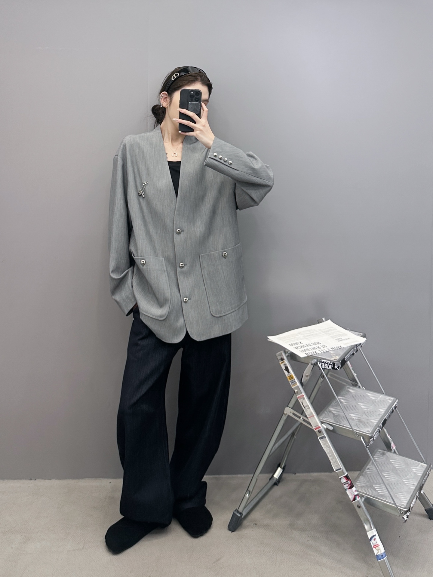 🆕克罗心 ｜ 新款休闲西服，经典品牌五金配饰，定织里布加混纺面料，休闲时尚，尺码sml