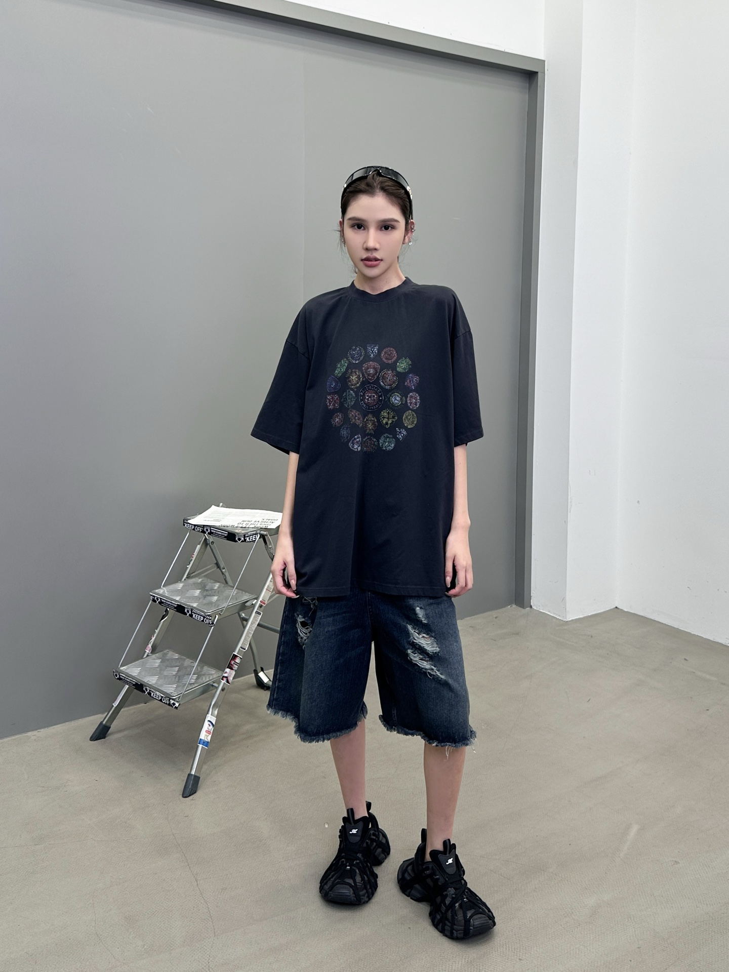 🆕巴黎 ｜ 新款短袖t，成衣洗水加多色数码直喷印花工艺，男女同款，尺码sml