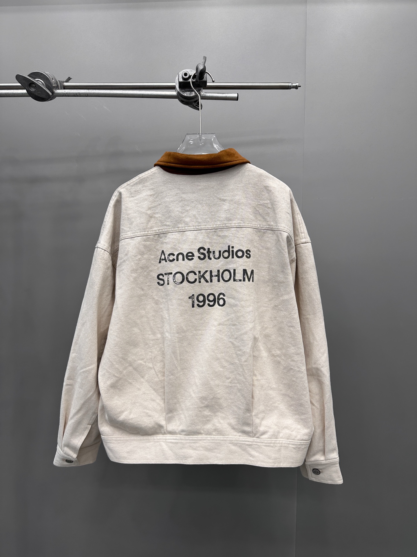 🆕Acne ｜ 新款休闲夹克，成衣洗水喷色印花工艺，经典高密全棉卡其布面料，休闲时尚，尺码sml