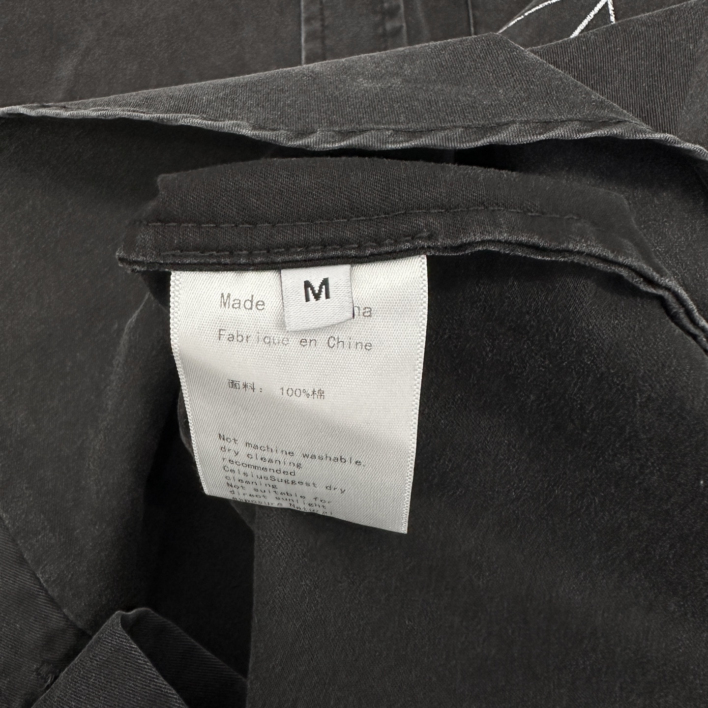 🆕克罗心 ｜ 新款衬衣，成衣洗水炒色加5处印花工艺，100%棉，男女同款，尺码sml