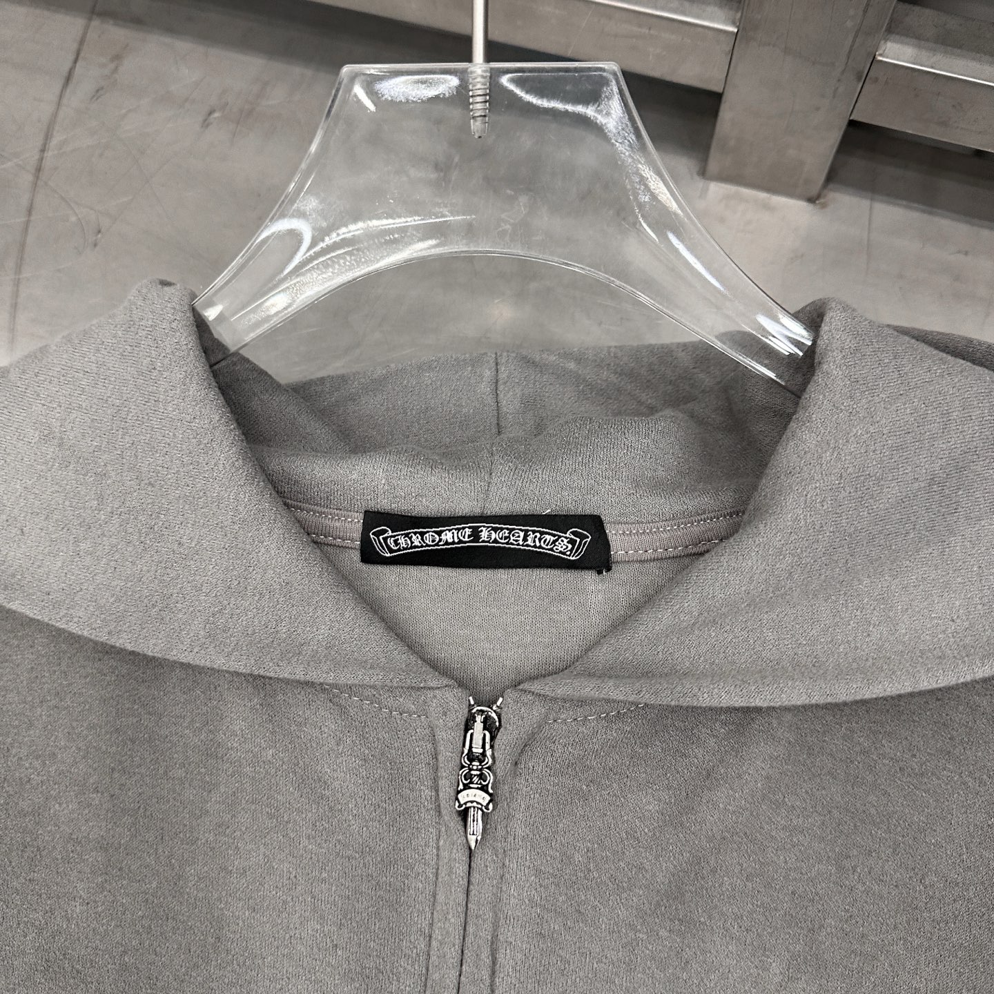 🆕克罗心 ｜ 新款开衫卫衣，成衣洗水喷色工艺加手工刺绣十字标，尺码sml