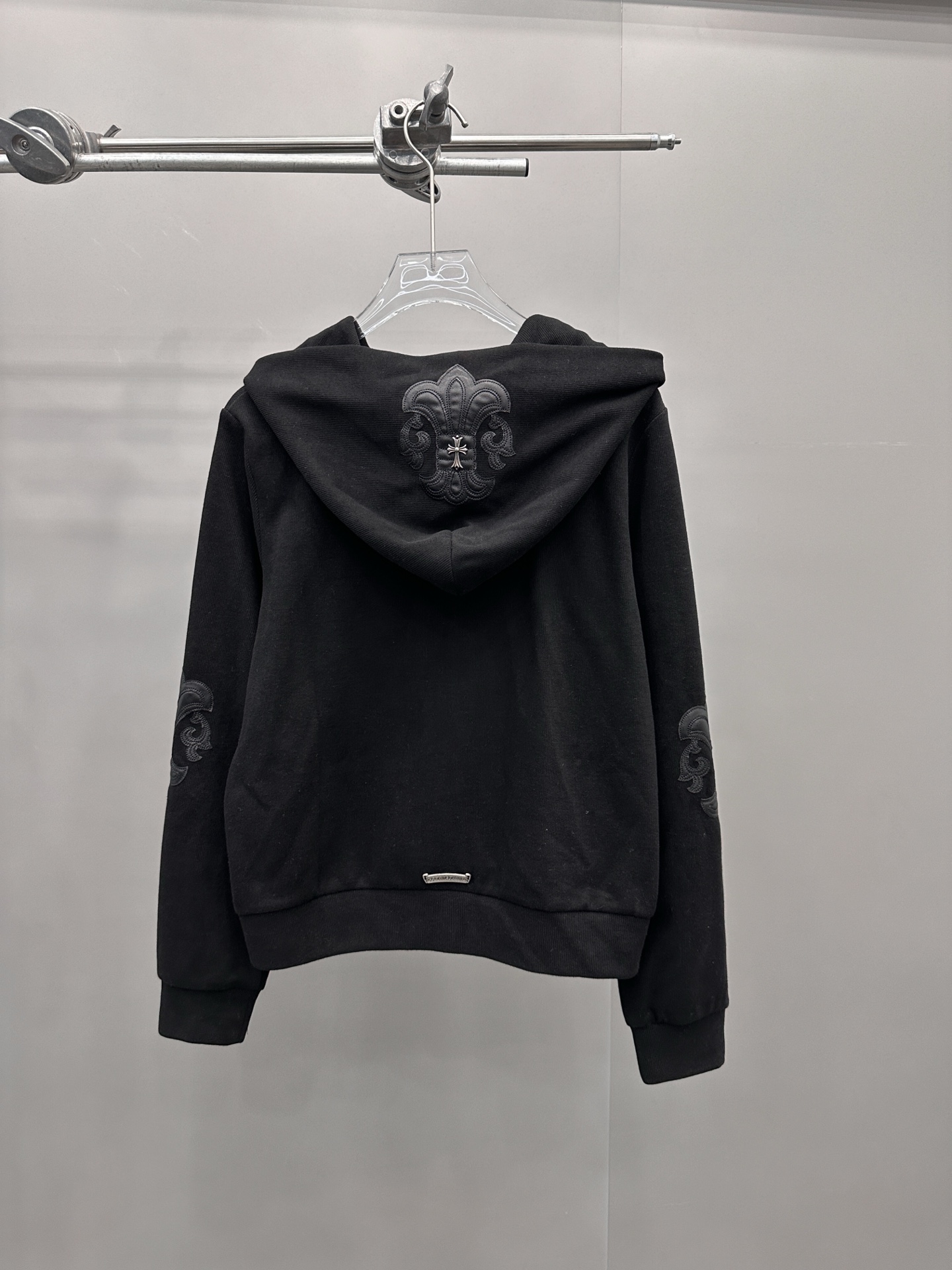 🆕克罗心 ｜ 新款卫衣开衫，成衣洗水工艺加多处双层手工贴皮刺绣，男女同款，尺码sml