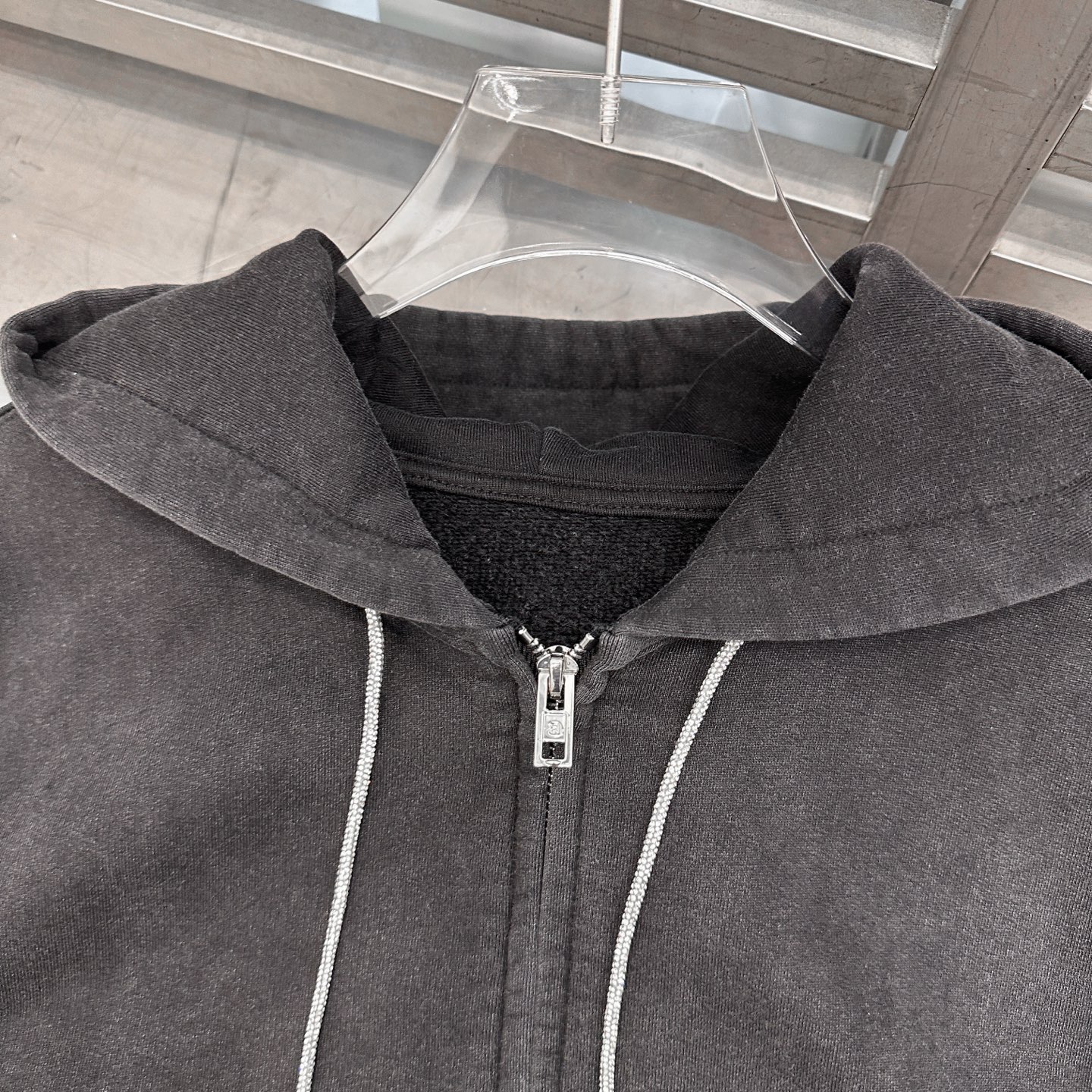 🆕大王 ｜ 新款卫衣开衫，成衣洗水炒色工艺加全钻抽绳，休闲时尚，尺码sml