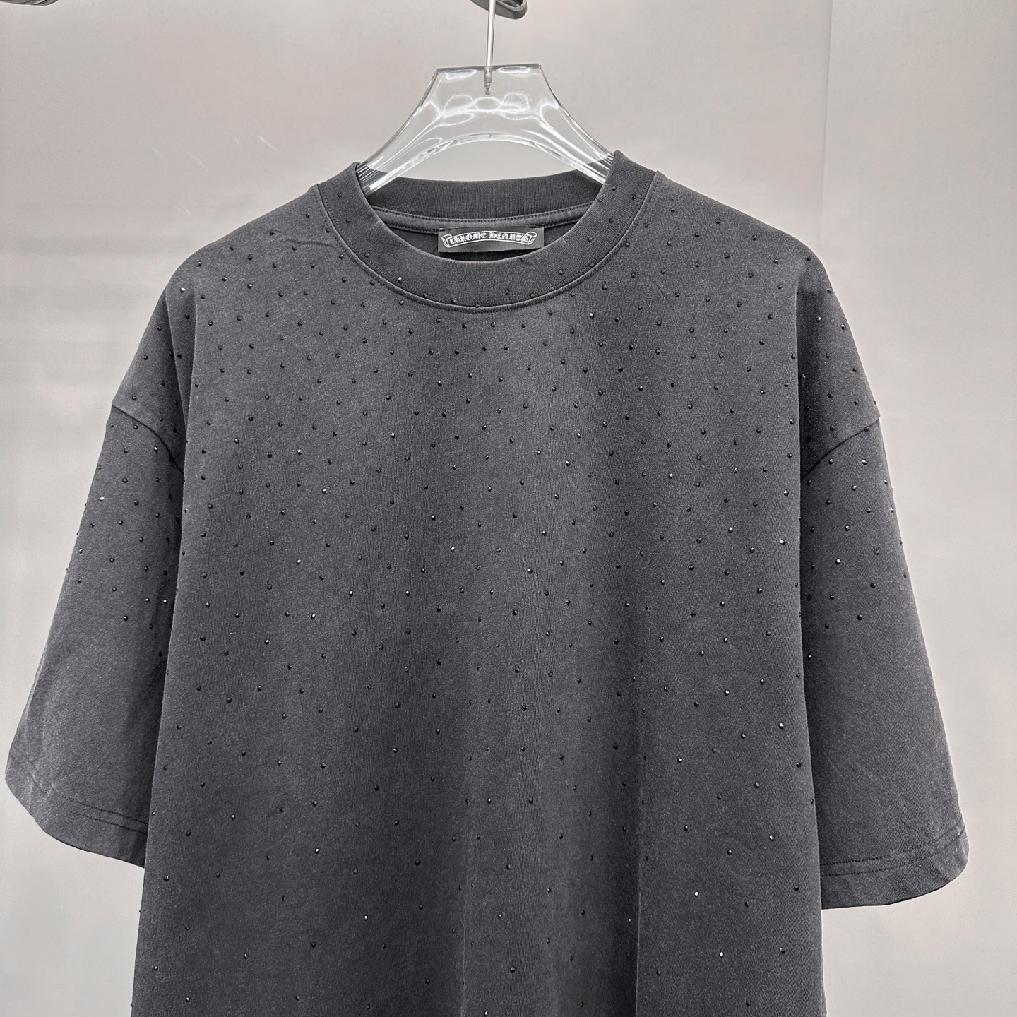 🆕克罗心 ｜ 新款短袖t，成衣洗水炒色烫钻工艺，男女同款，尺码sml