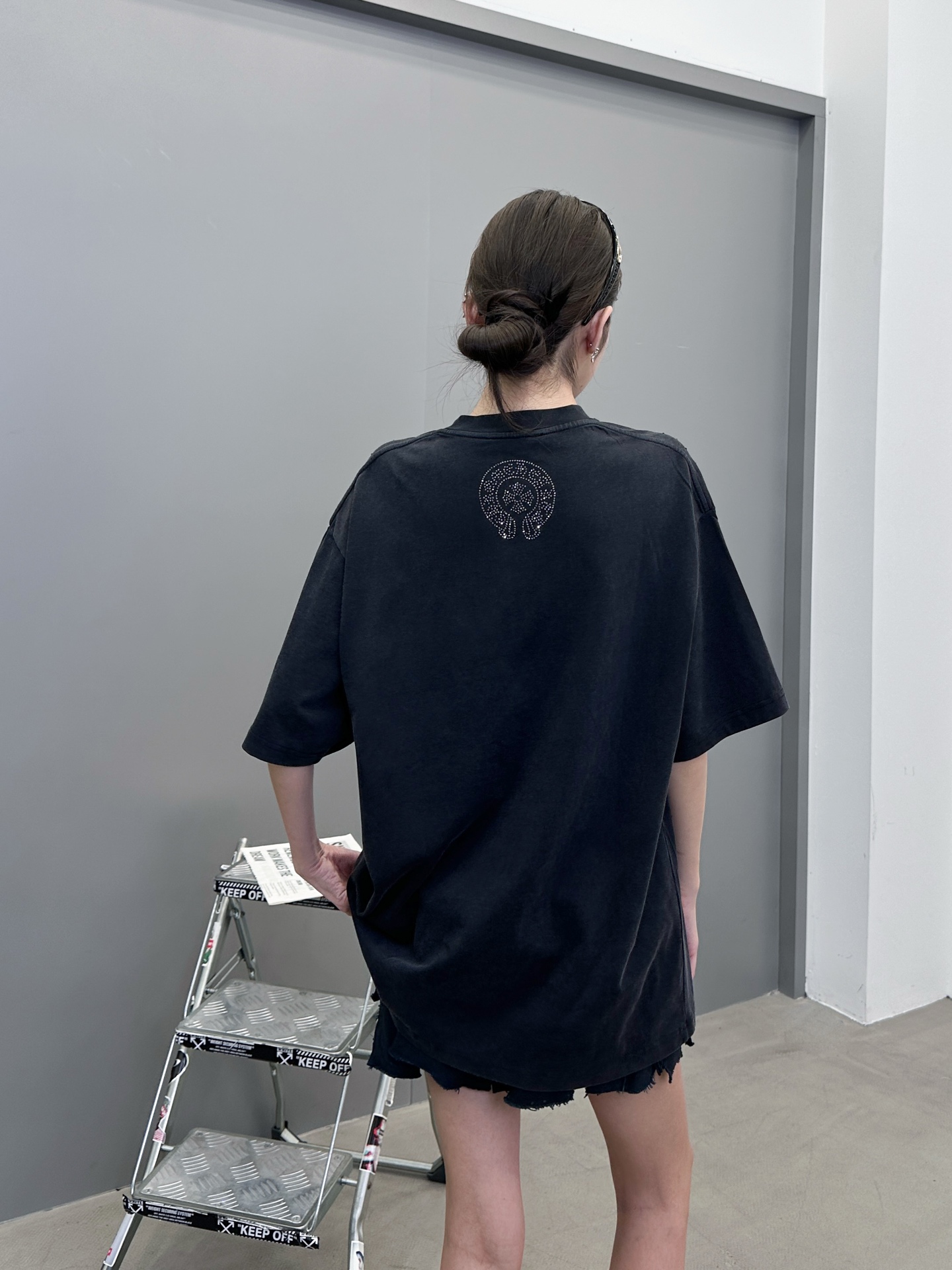 🆕克罗心 ｜ 新款短袖t，成衣洗水炒色烫钻工艺，男女同款，尺码sml