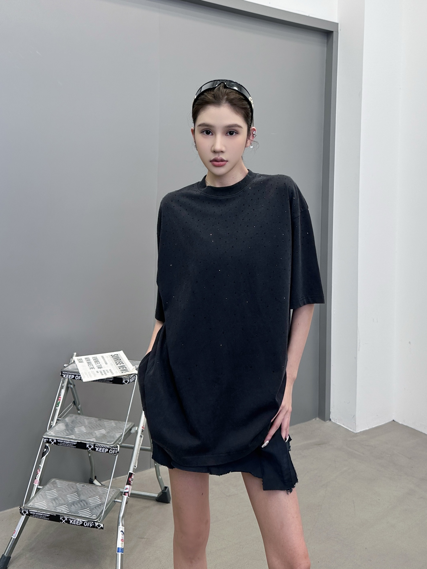 🆕克罗心 ｜ 新款短袖t，成衣洗水炒色烫钻工艺，男女同款，尺码sml