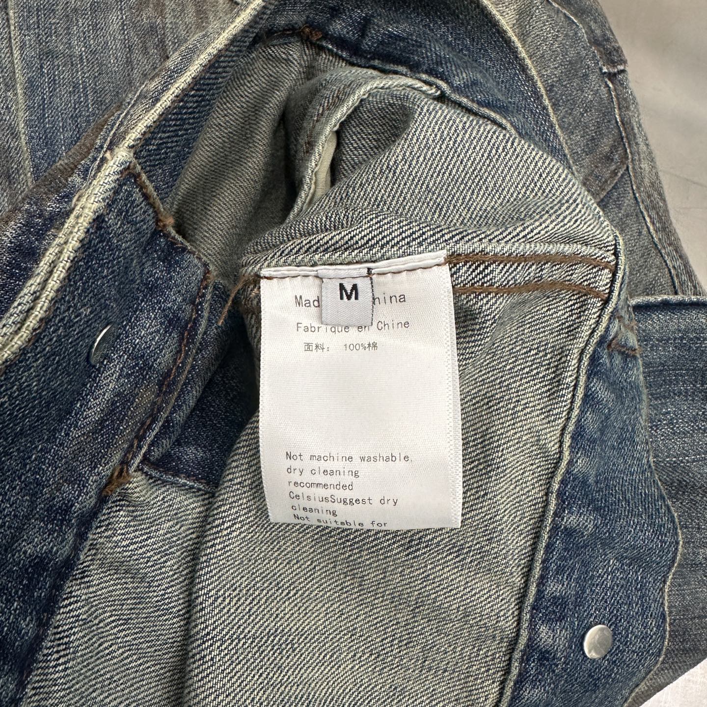 🆕克罗心 ｜ 新款牛仔上衣，成衣洗水泥浆工艺加成衣烫钻，男女同款，尺码sml