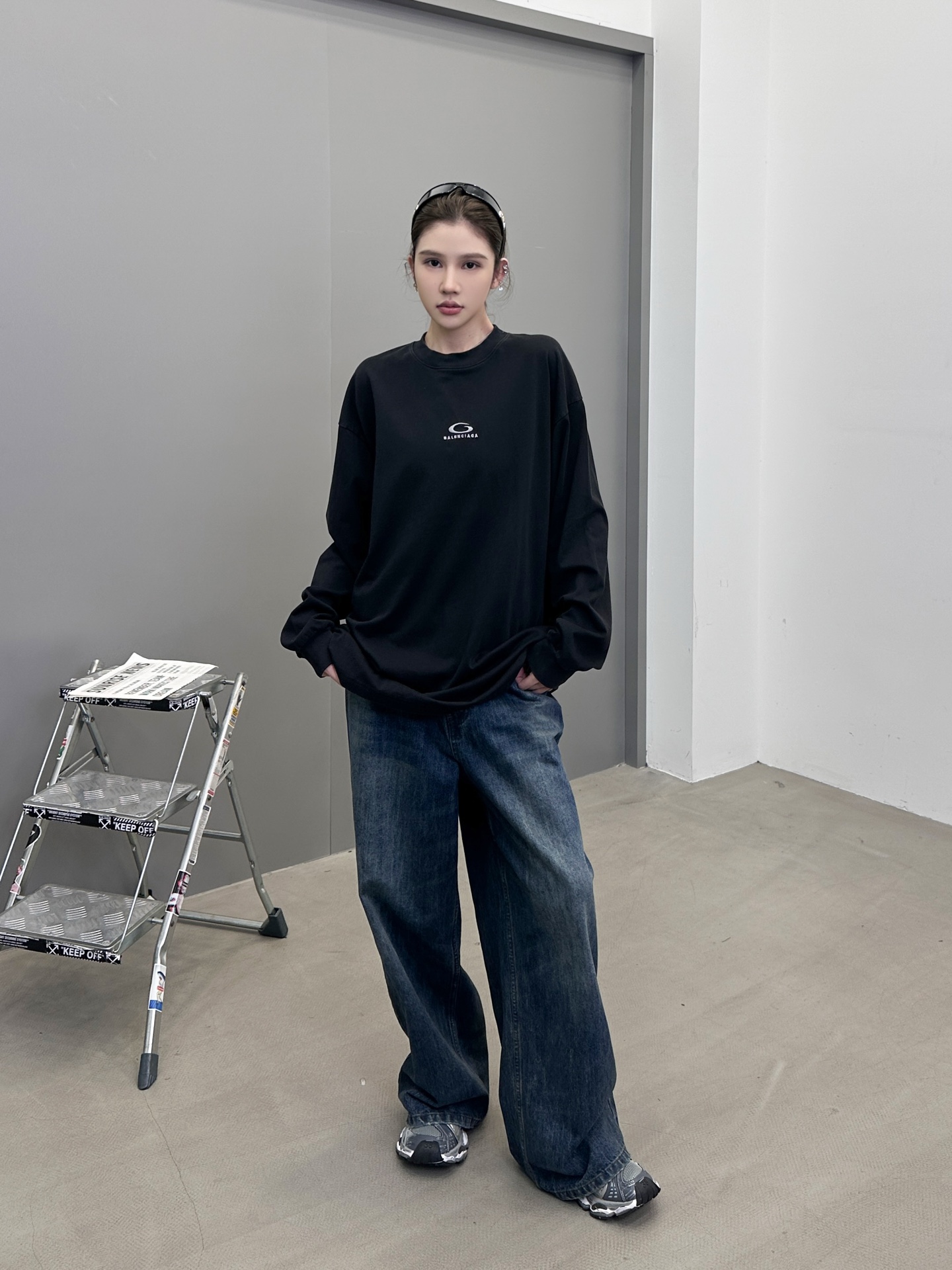 🆕巴黎 ｜ 新款长袖t，成衣洗水炒色工艺加经典刺绣标，男女同款，尺码sml