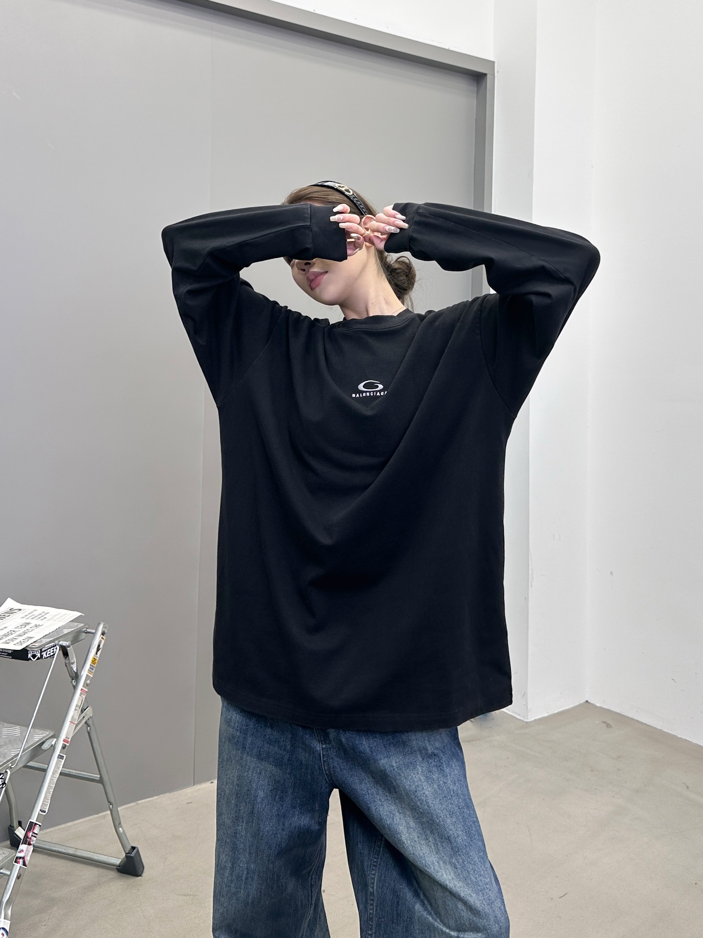 🆕巴黎 ｜ 新款长袖t，成衣洗水炒色工艺加经典刺绣标，男女同款，尺码sml