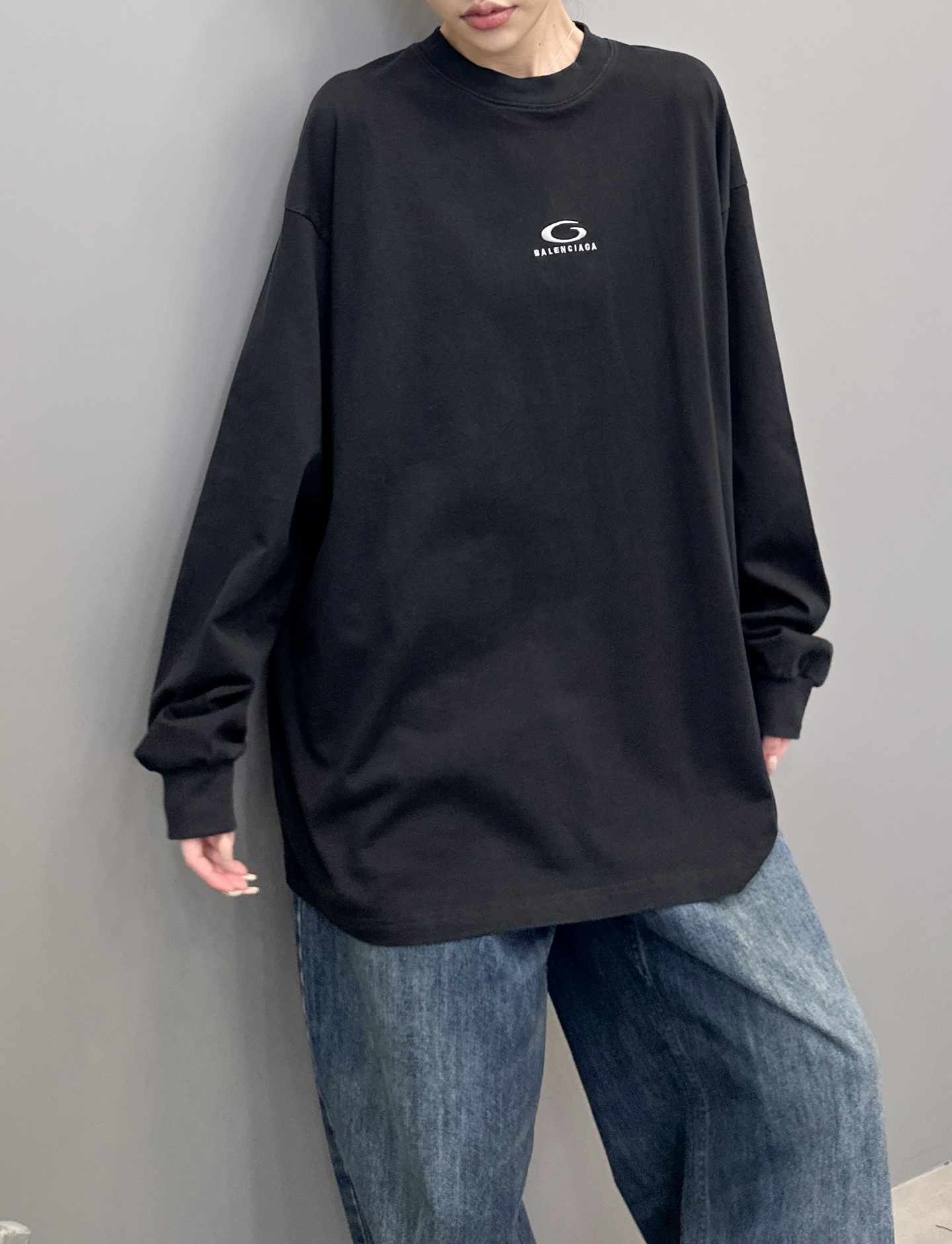 🆕巴黎 ｜ 新款长袖t，成衣洗水炒色工艺加经典刺绣标，男女同款，尺码sml