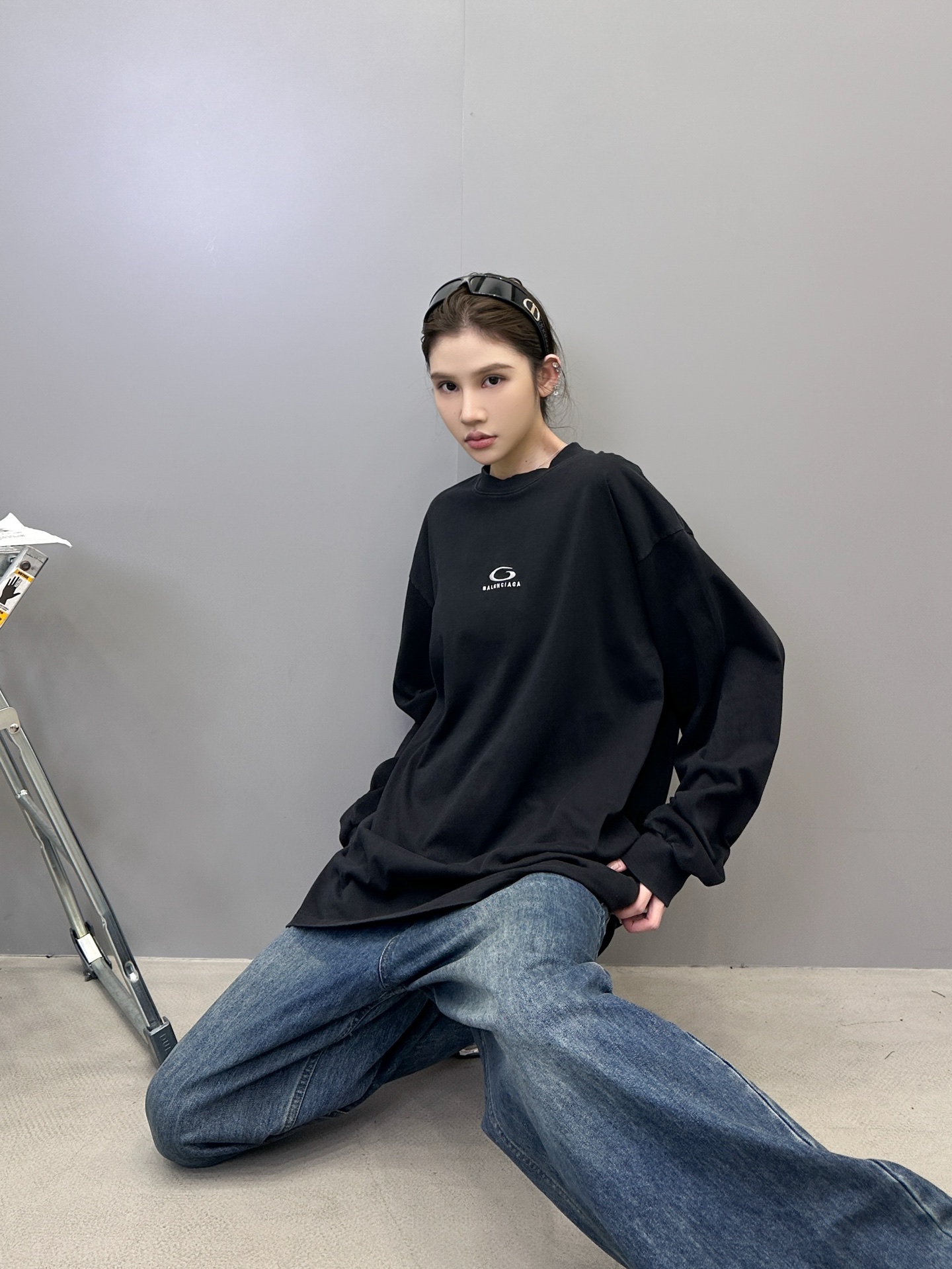 🆕巴黎 ｜ 新款长袖t，成衣洗水炒色工艺加经典刺绣标，男女同款，尺码sml