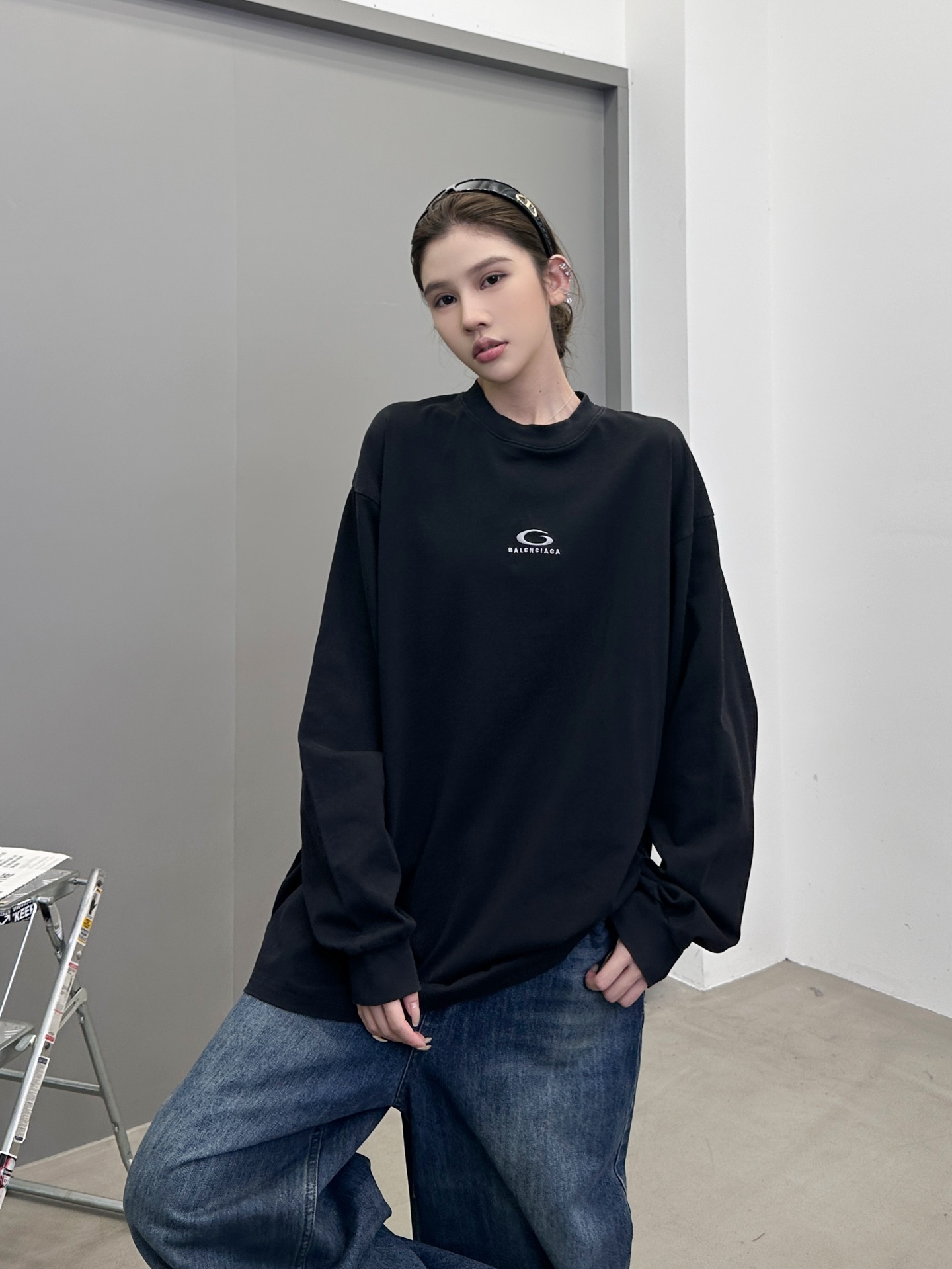 🆕巴黎 ｜ 新款长袖t，成衣洗水炒色工艺加经典刺绣标，男女同款，尺码sml