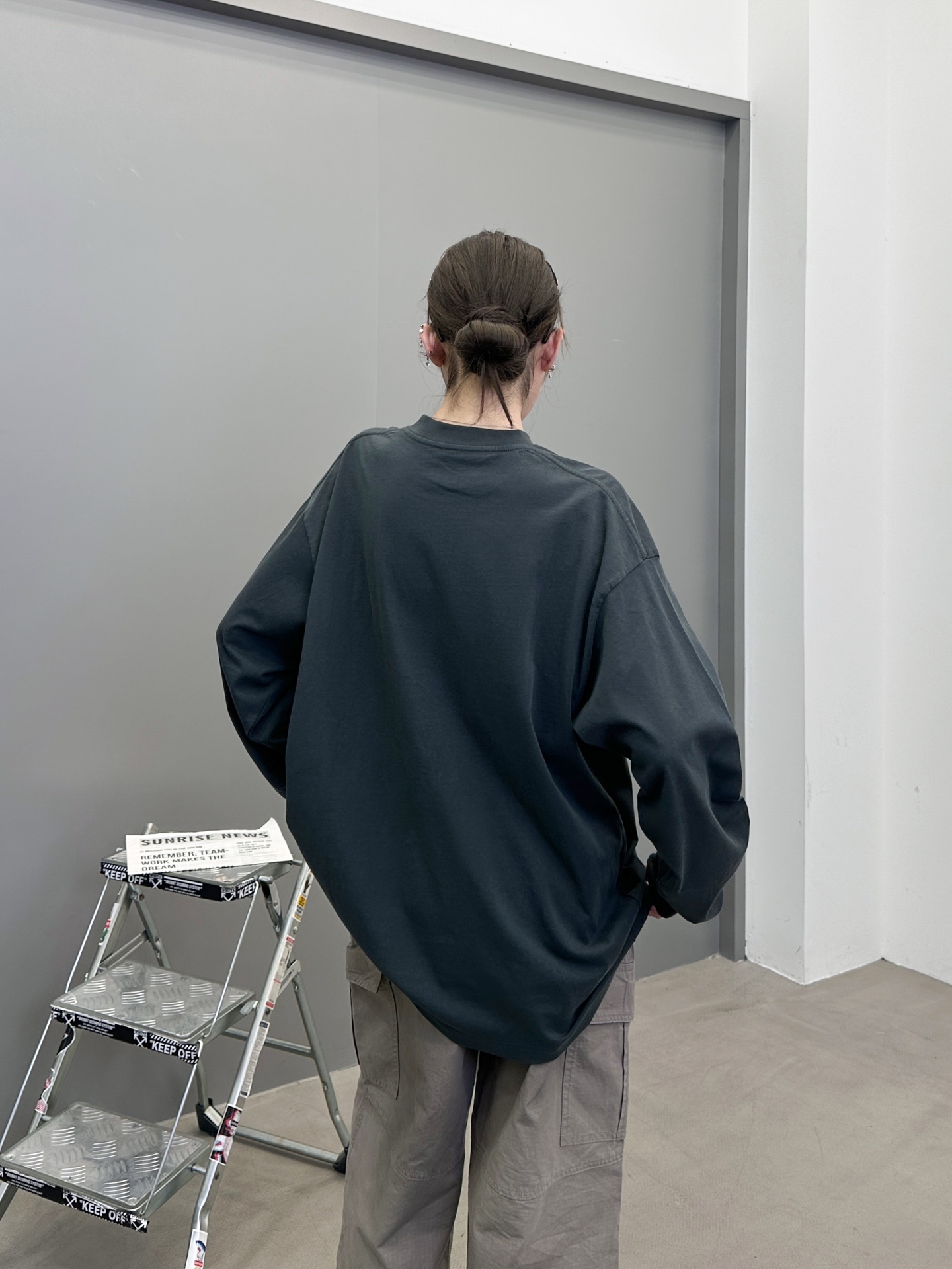 🆕巴黎 ｜ 新款长袖t，成衣洗水炒色工艺加经典刺绣标，男女同款，尺码sml