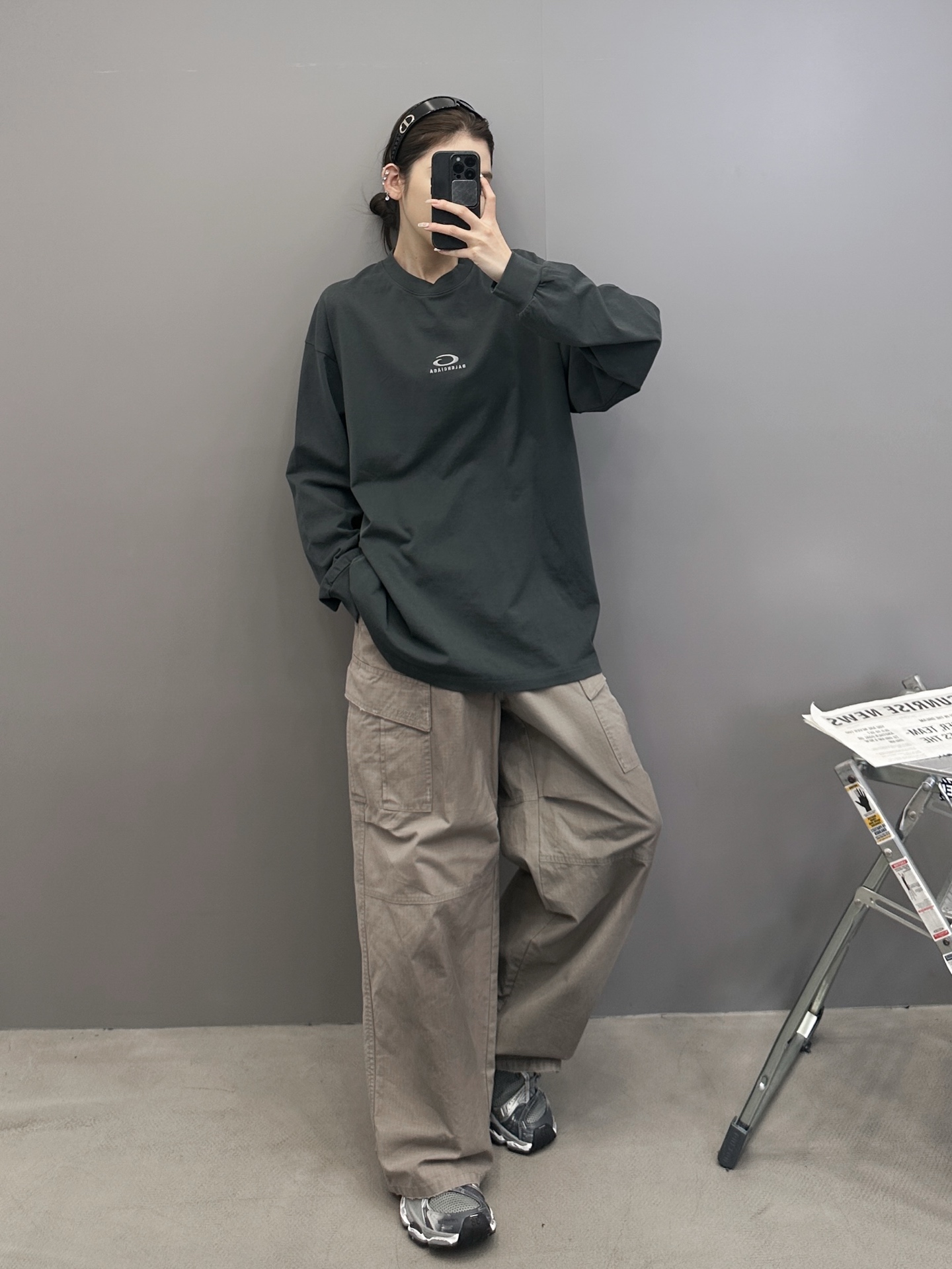 🆕巴黎 ｜ 新款长袖t，成衣洗水炒色工艺加经典刺绣标，男女同款，尺码sml