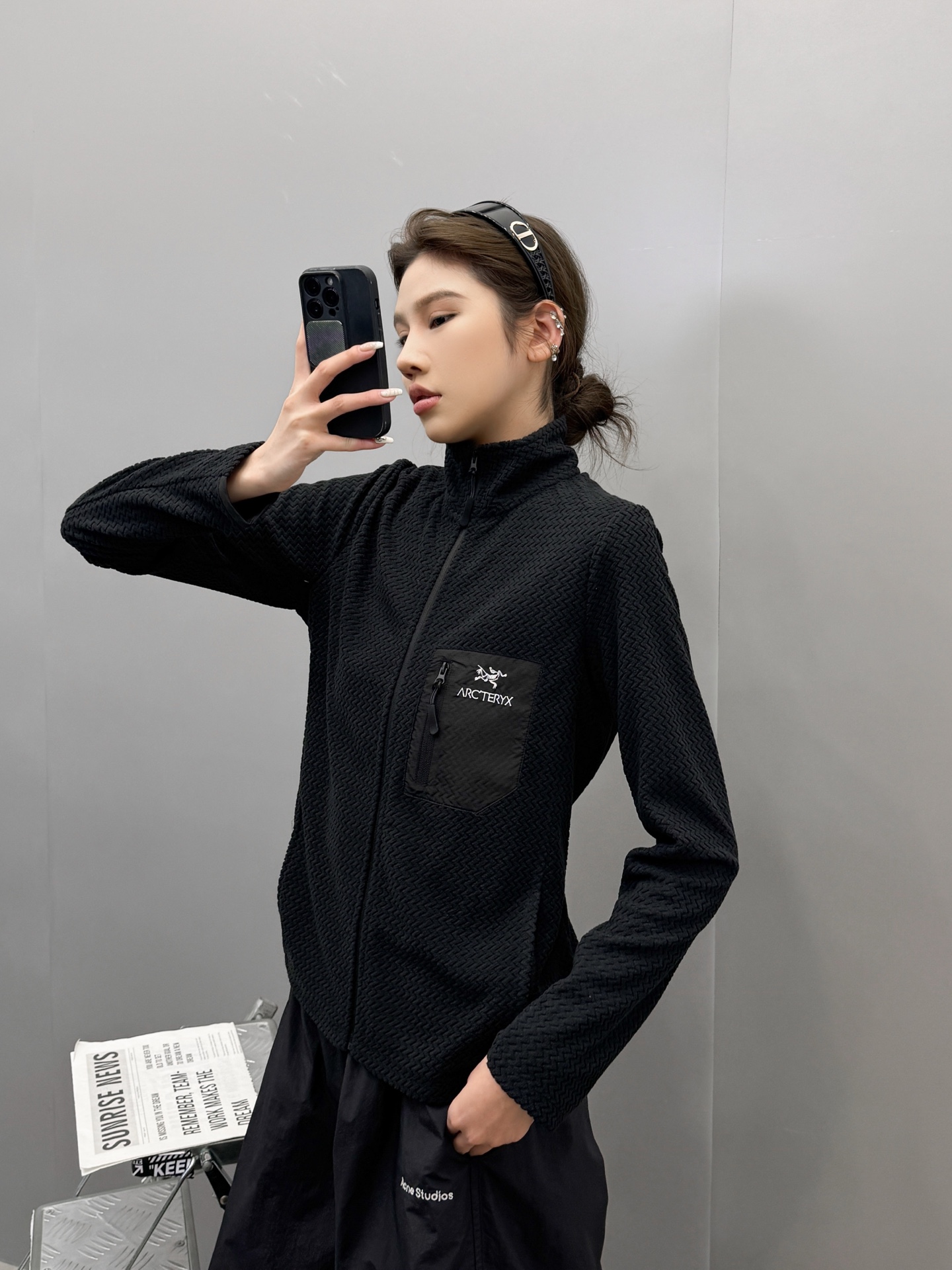 鸟 ｜ 新款保暖中间层开衫，进口透气保暖摇粒绒面料，尺码sml