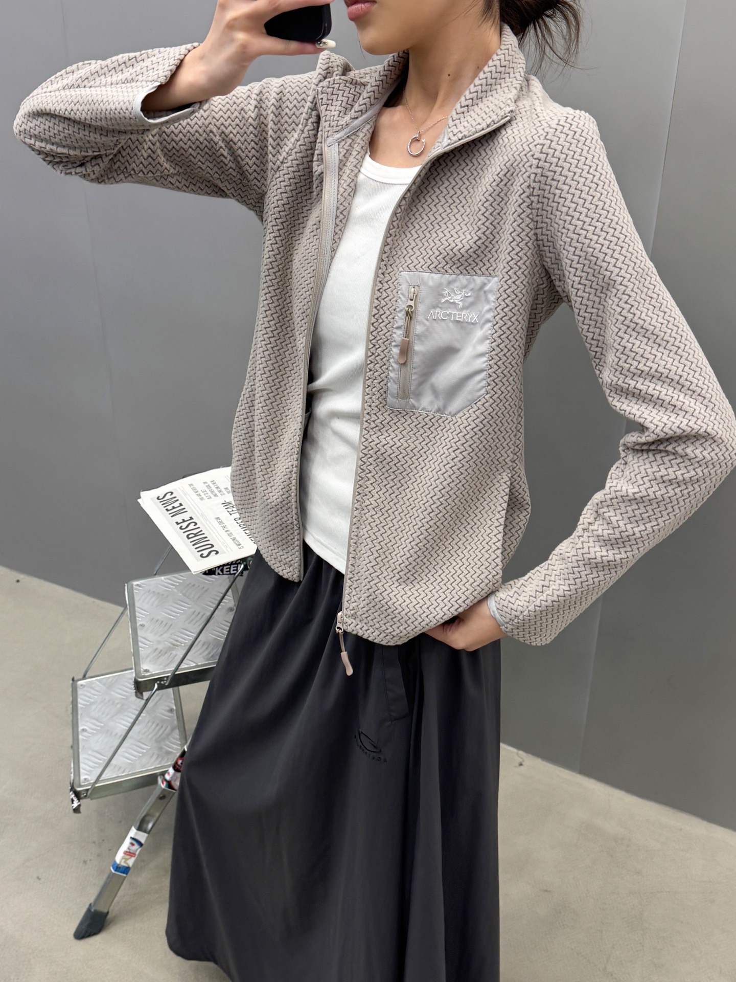 鸟 ｜ 新款保暖中间层开衫，进口透气保暖摇粒绒面料，尺码sml