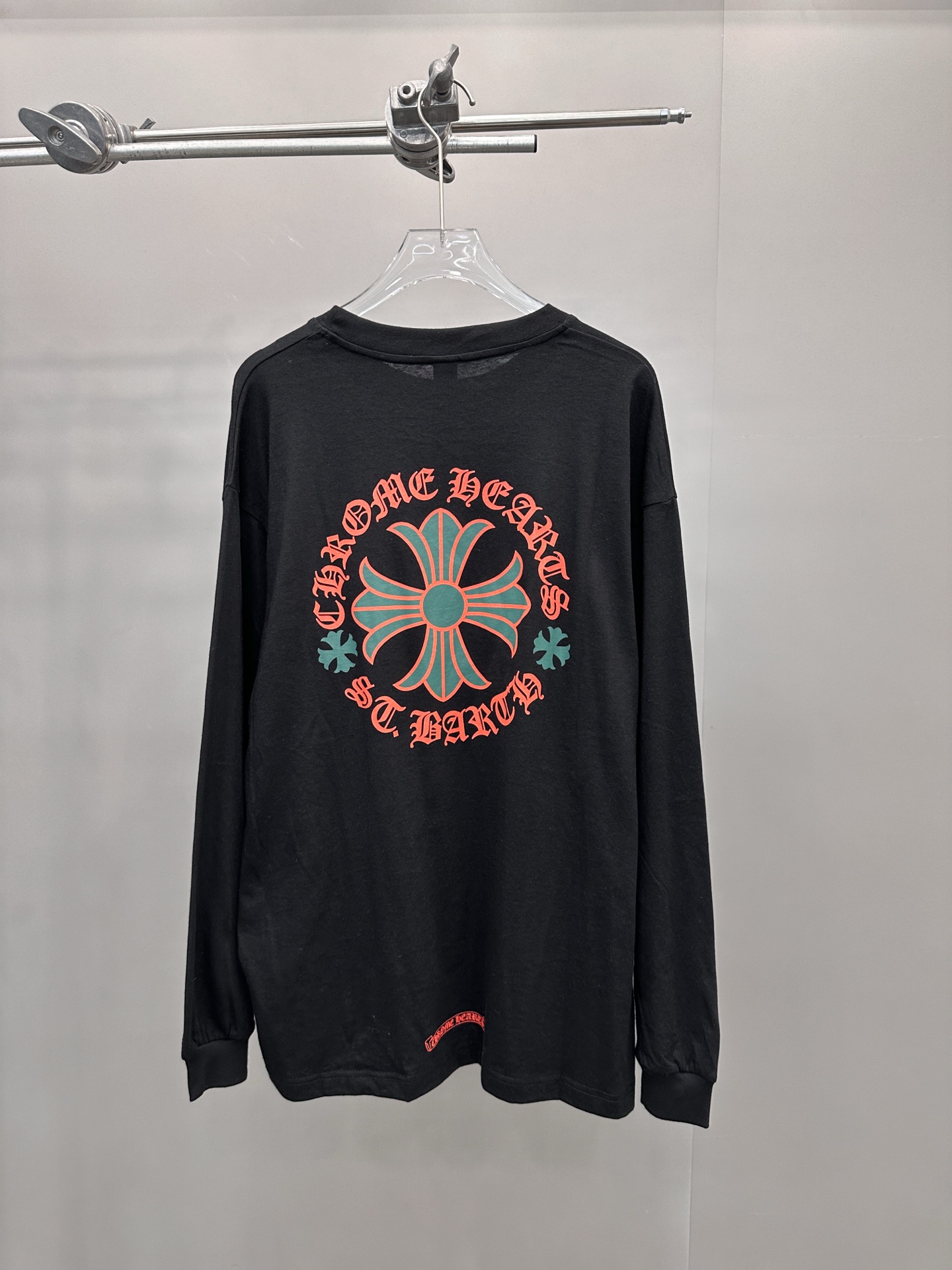 克罗心 ｜ 新款长袖t，成衣洗水加多处印花工艺，男女同款，尺码sml